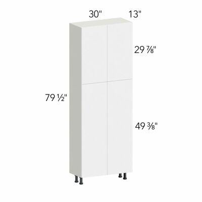 Ovela® Tuscany Antracita 30"W x 79.5"H x 13"D Tall Pantry Cabinet (TP301384)