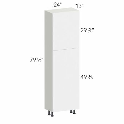 Ovela® Tuscany Antracita 24"W x 79.5"H x 13"D Tall Pantry Cabinet (TP241384SD)