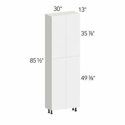 Ovela® Tuscany Antracita 30"W x 85.5"H x 13"D Tall Pantry Cabinet (TP301390)