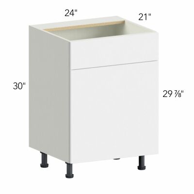 Ovela® Tuscany Blanco 24"W x 34.5"H x 21"D Vanity Cabinet (VSB24SD)
