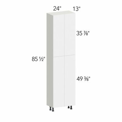Illume® Tuscany Blanco 24"W x 85.5"H x 13"D Tall Pantry Cabinet (TP241390)
