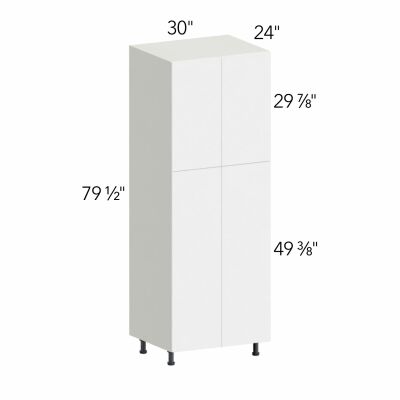 Ovela® Tuscany Antracita 30"W x 79.5"H x 24"D Tall Pantry Cabinet (TP302484)