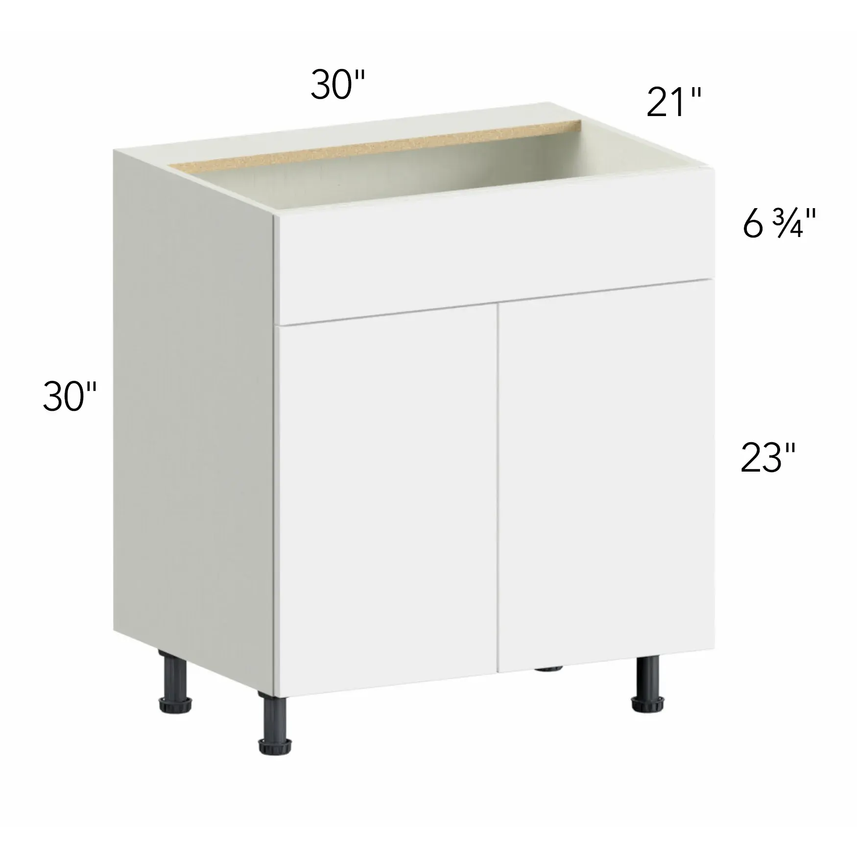 Illume® Tuscany Ida 2 30"W x 30"H x 21"D Vanity Cabinet (VSB30)
