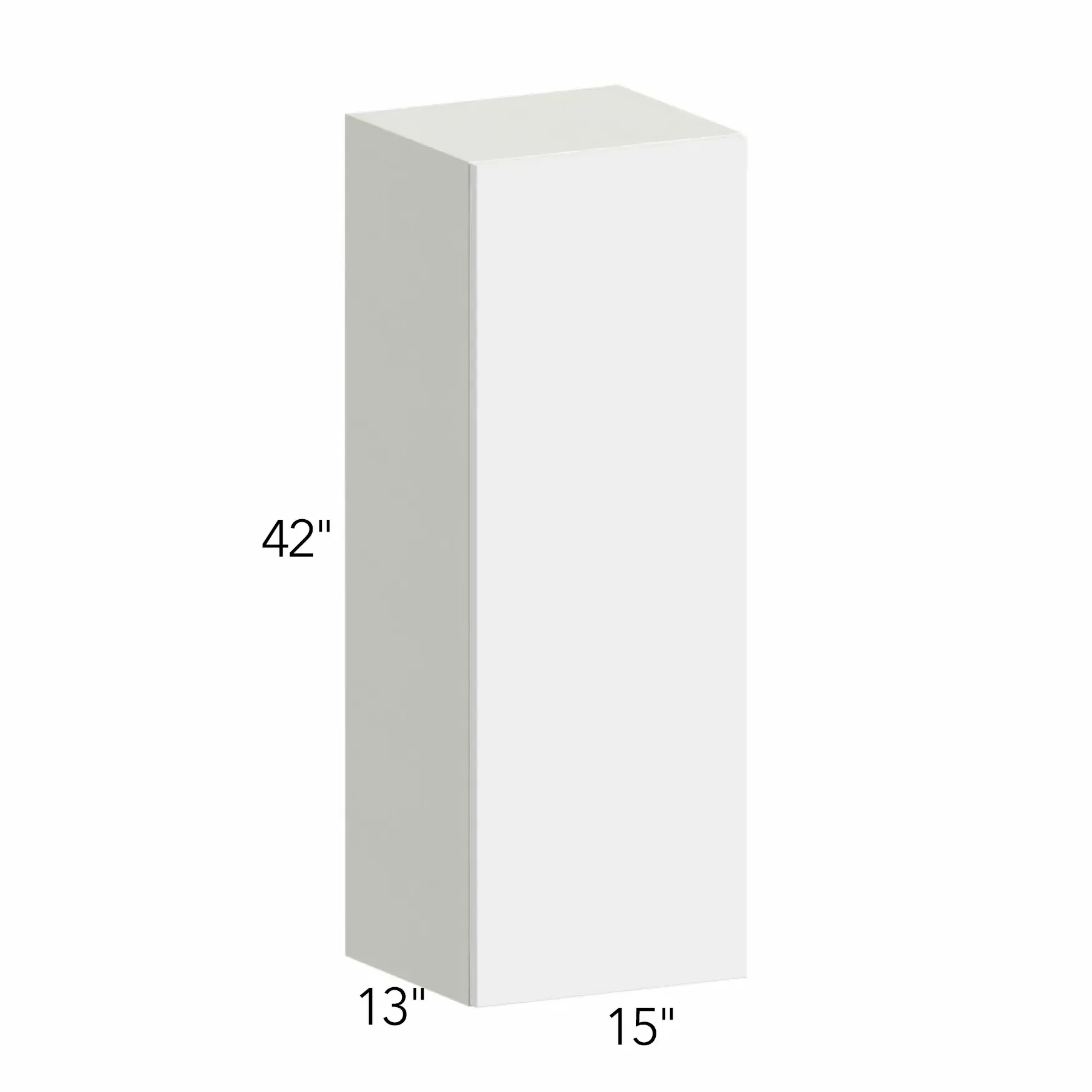 Ovela® Tuscany Antracita 15"W x 42"H x 13"D Wall Cabinet (W1542)