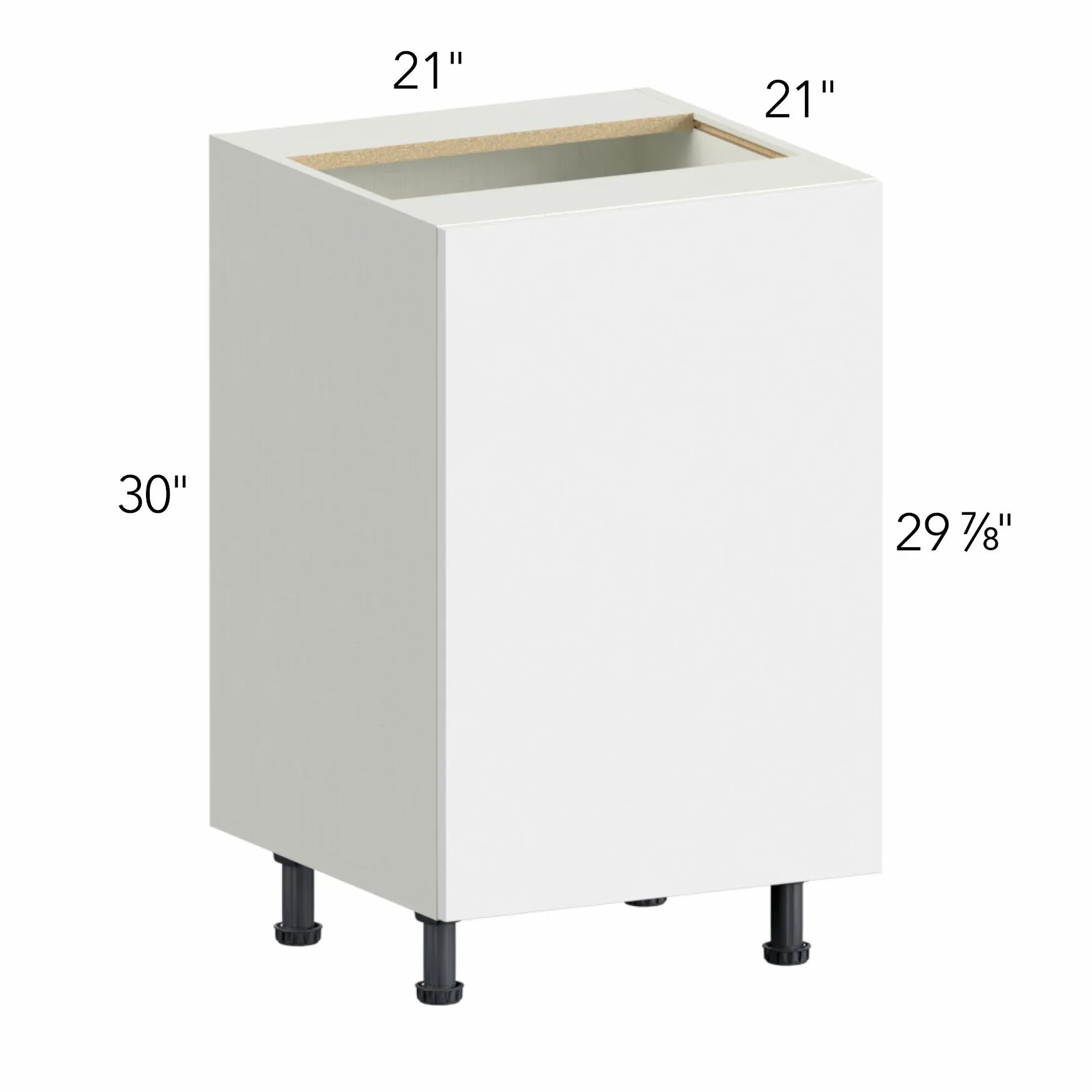 Illume® Tuscany Antracita 24"W x 30"H x 21"D Vanity Cabinet (VB21FD)