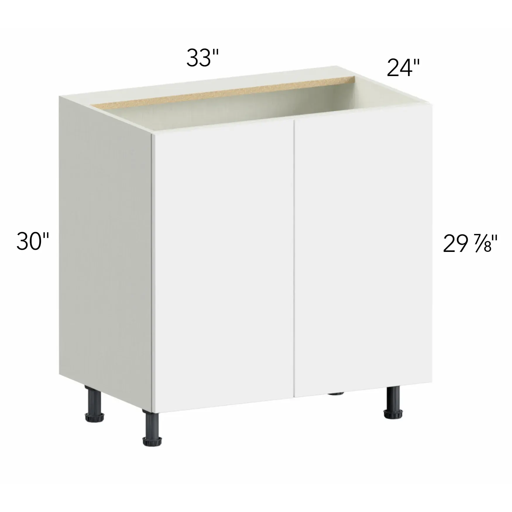 Ovela® Tuscany Antracita 33"W x 34.5"H x 21"D Vanity Cabinet (VSB33FD)