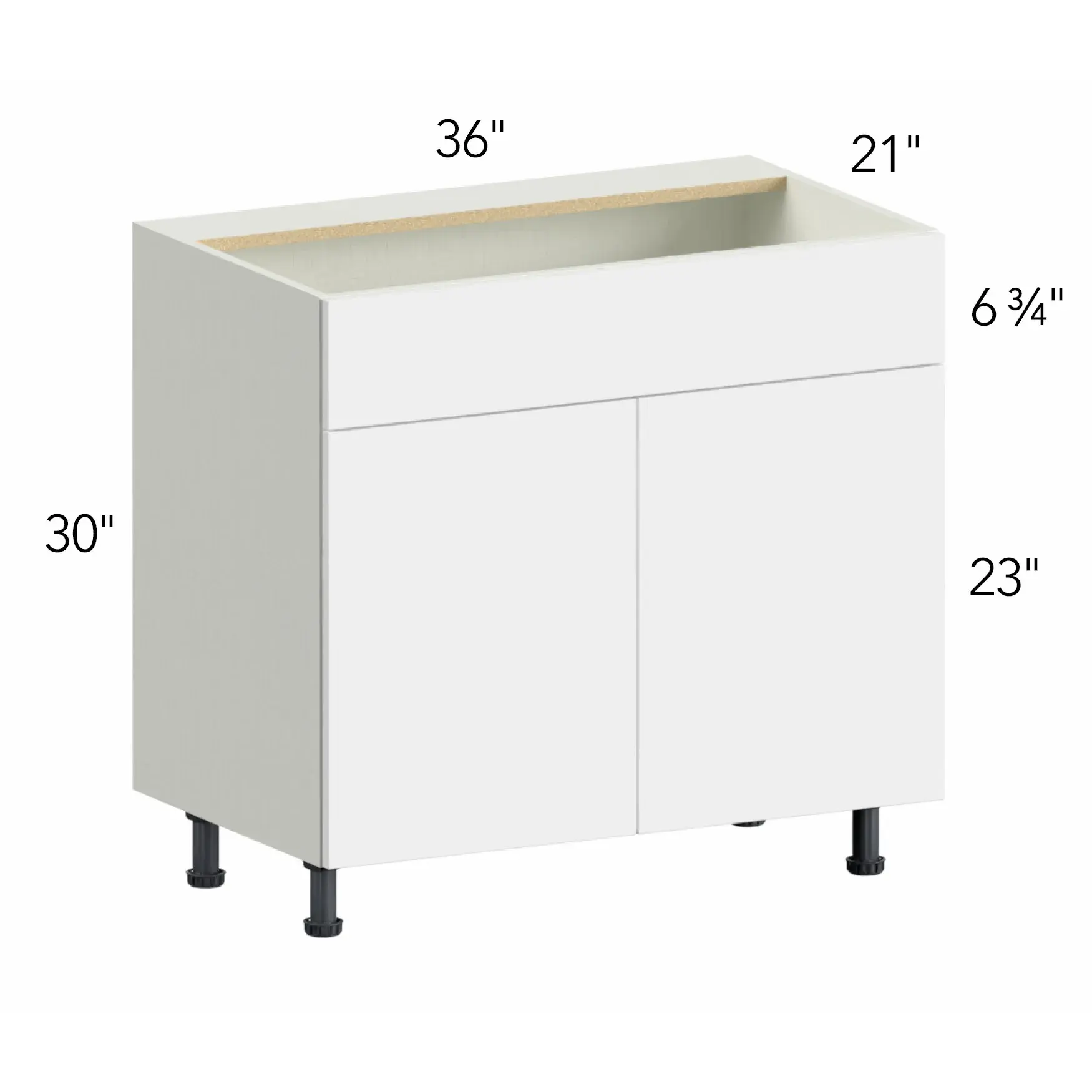 Ovela® Catalina Silk Flow 36"W x 34.5"H x 21"D Vanity Cabinet (VSB36)