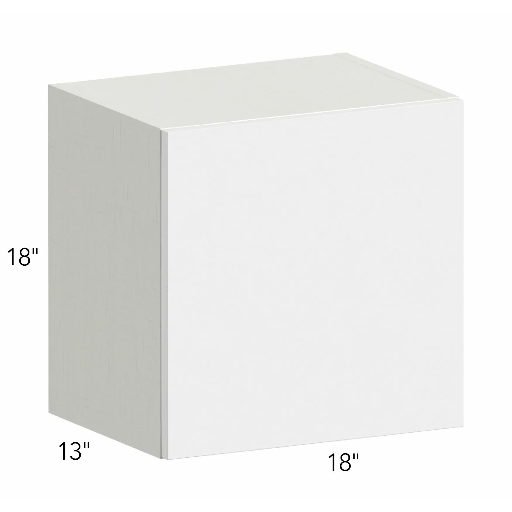 Ovela® Tuscany Blanco 18"W x 18"H x 13"D Wall Cabinet (W1818LU)