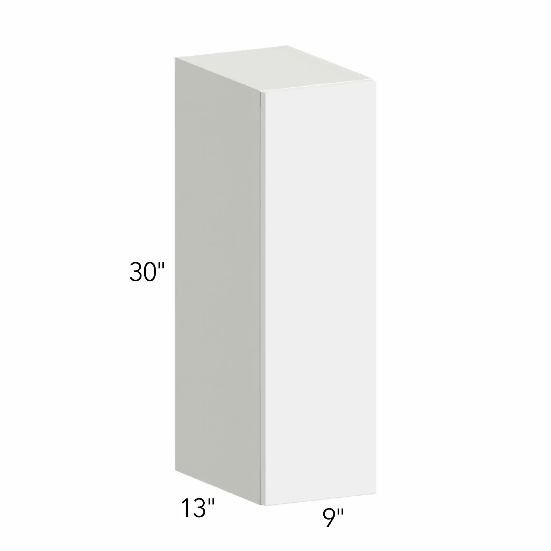 Ovela® Tuscany Antracita 9"W x 30"H x 13"D Wall Cabinet (W0930)