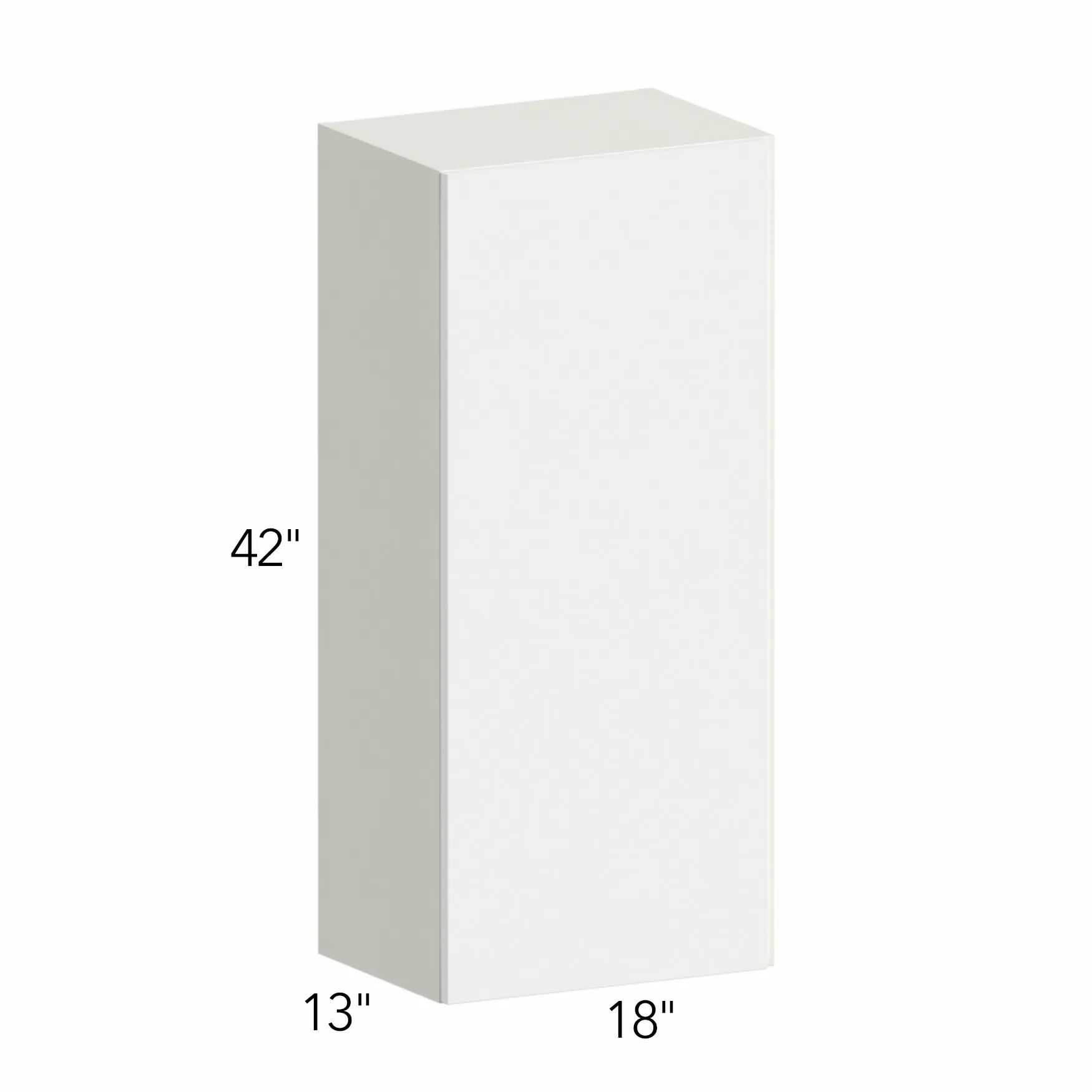 Ovela® Tuscany Antracita 18"W x 42"H x 13"D Wall Cabinet (W1842)