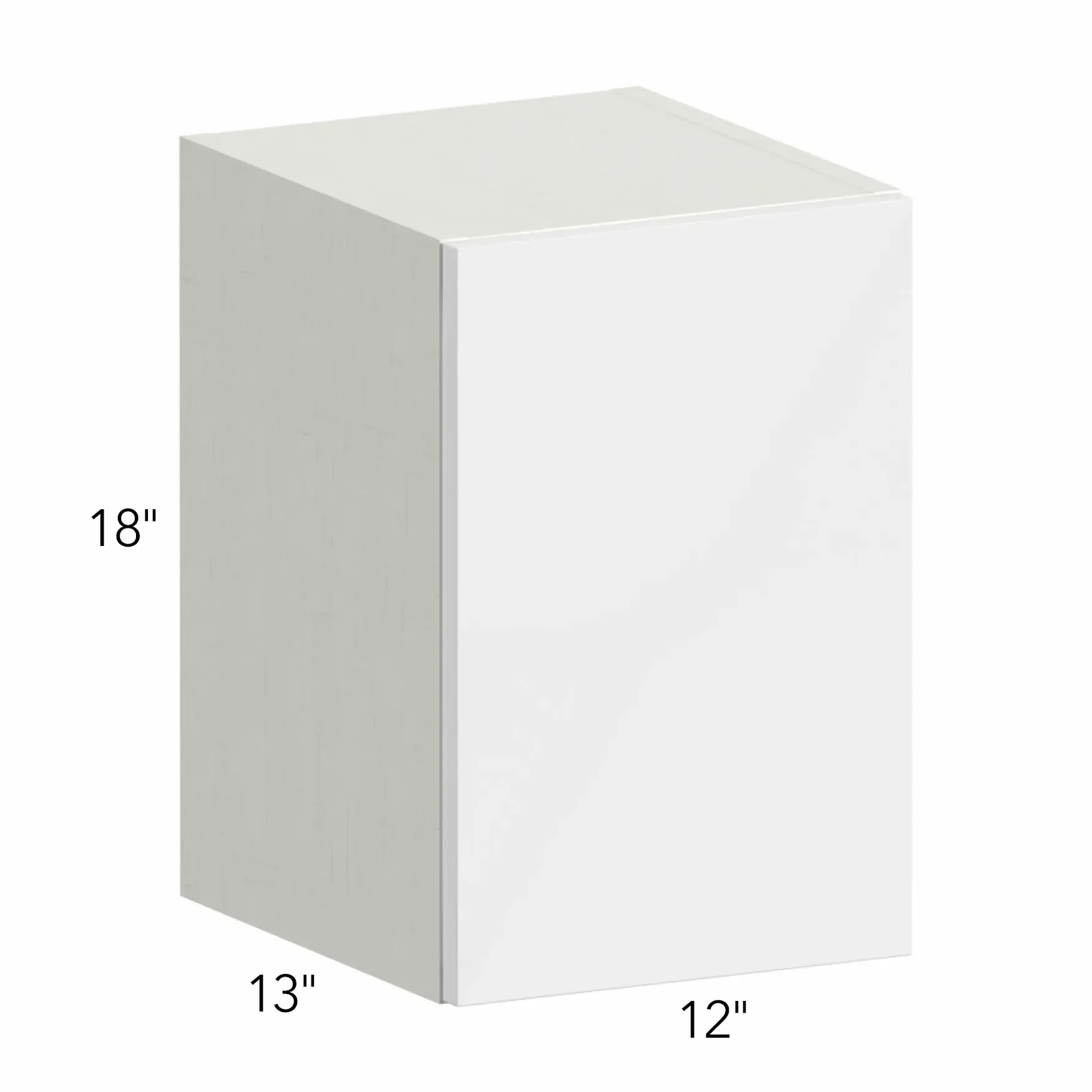Ovela® Tuscany Antracita 12"W x 18"H x 13"D Wall Cabinet (W1218)