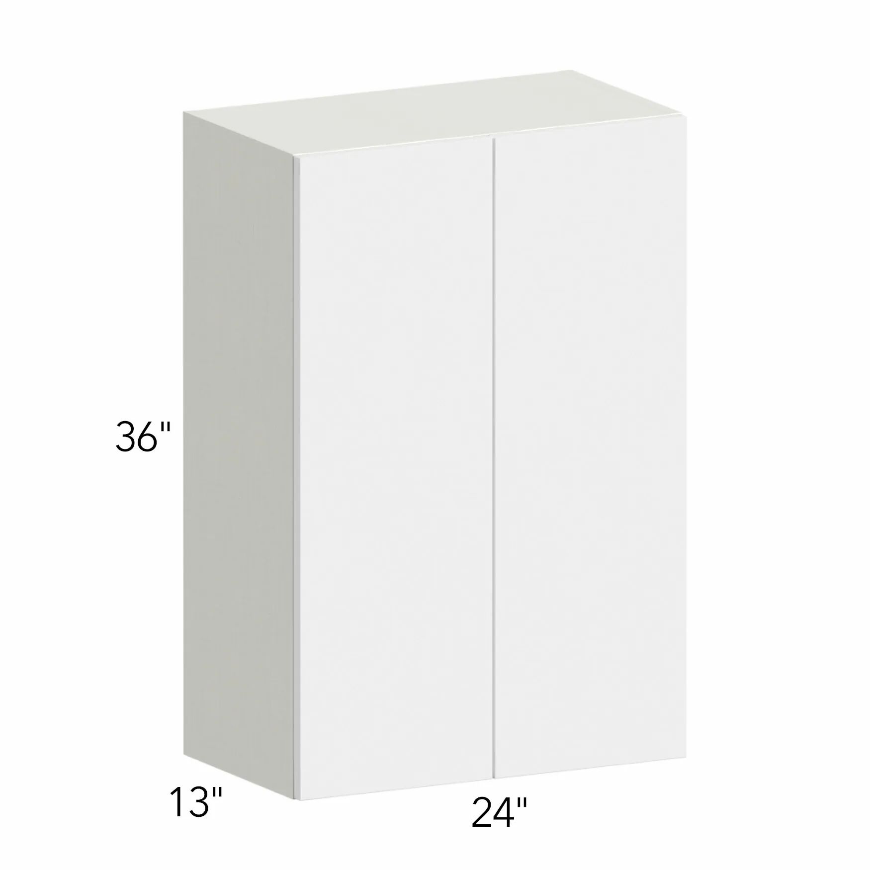 Ovela® Tuscany Blanco 24"W x 36"H x 13"D Wall Cabinet (W2436)