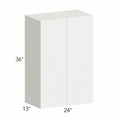 Ovela® Tuscany Blanco 24"W x 36"H x 13"D Wall Cabinet (W2436)