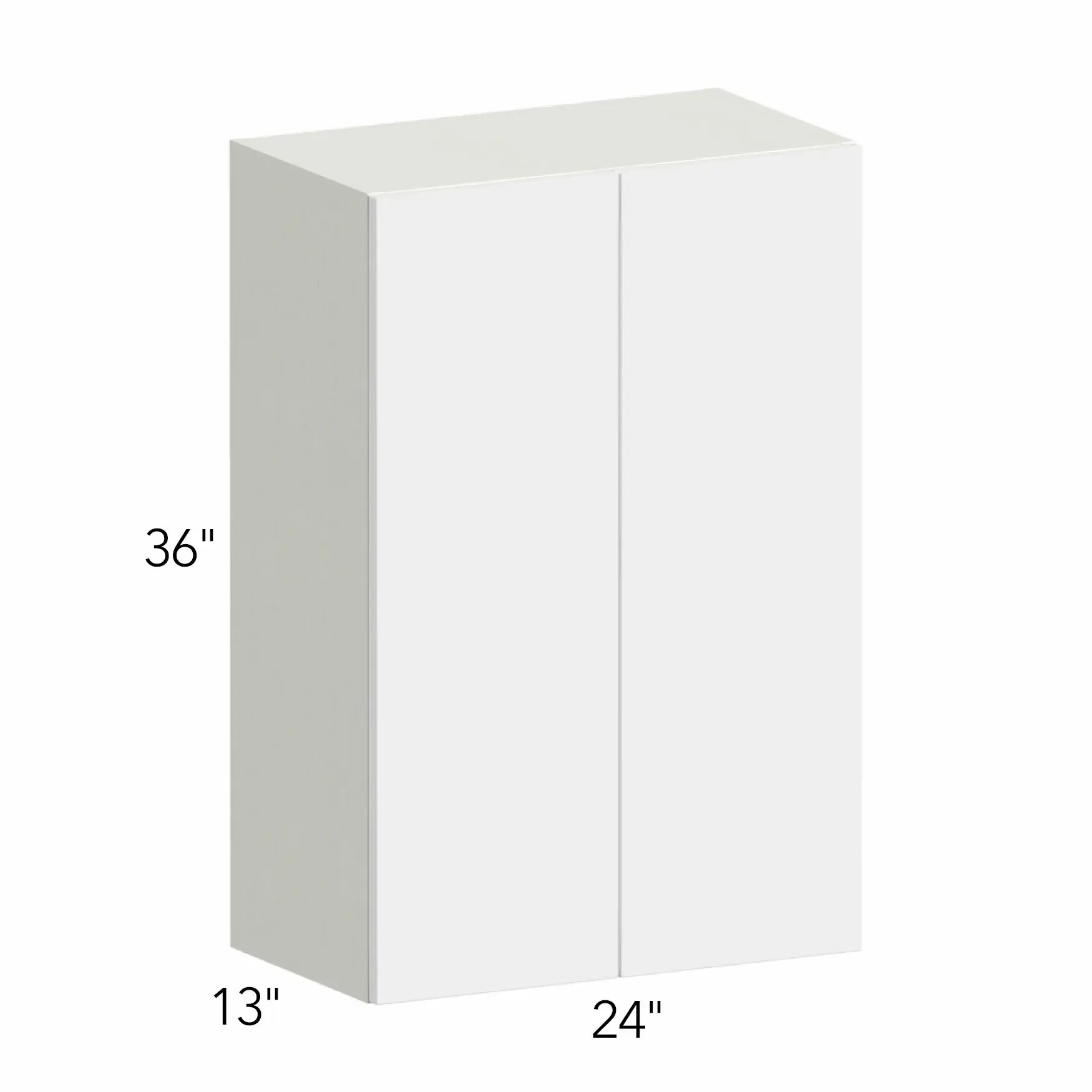 Ovela® Tuscany Blanco 24"W x 36"H x 13"D Wall Cabinet (W2436)