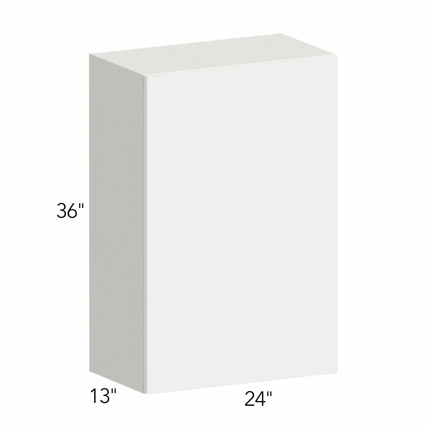 Ovela® Tuscany Antracita 24"W x 36"H x 13"D Wall Cabinet (W2436SD)