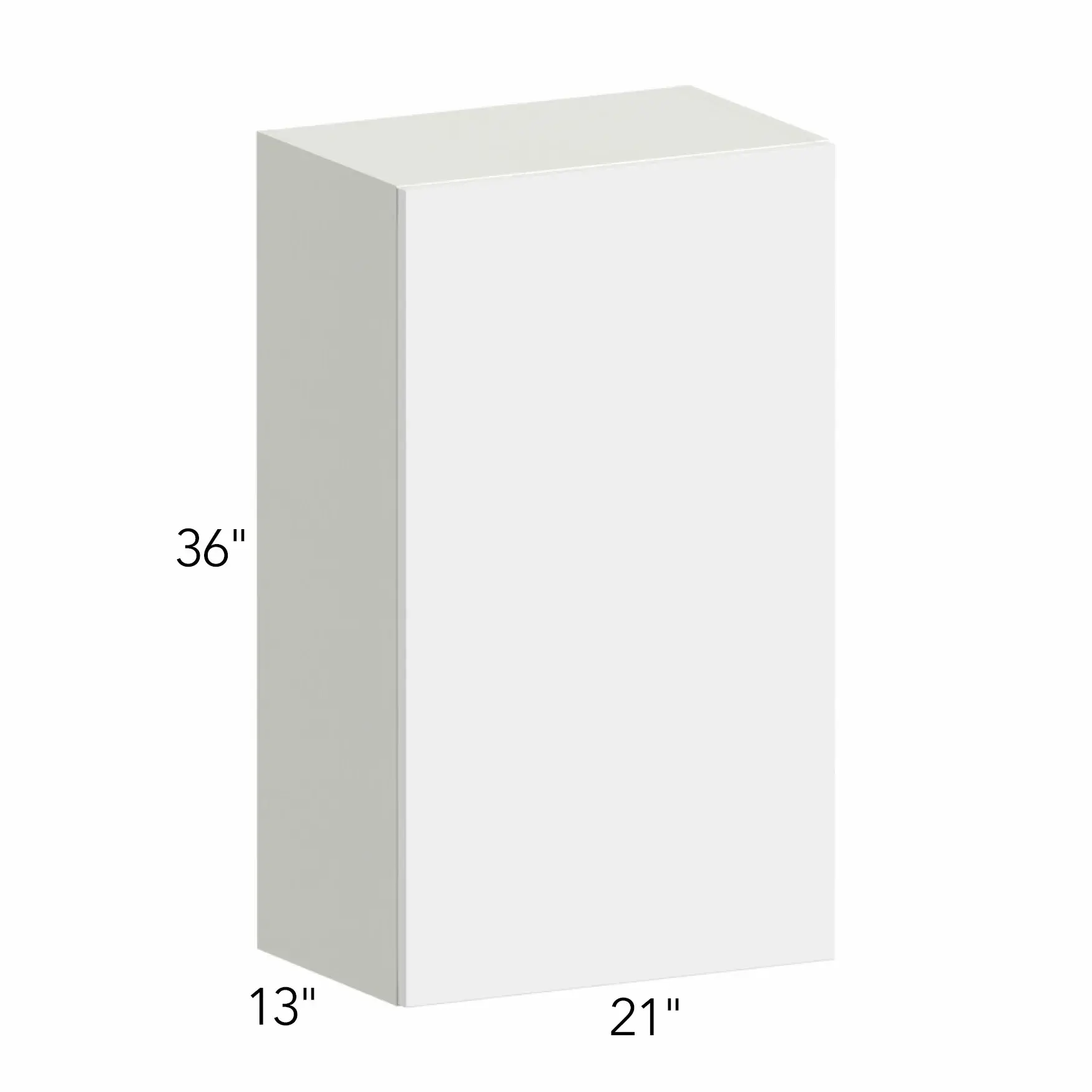 Ovela® Tuscany Antracita 21"W x 36"H x 13"D Wall Cabinet (W2136)