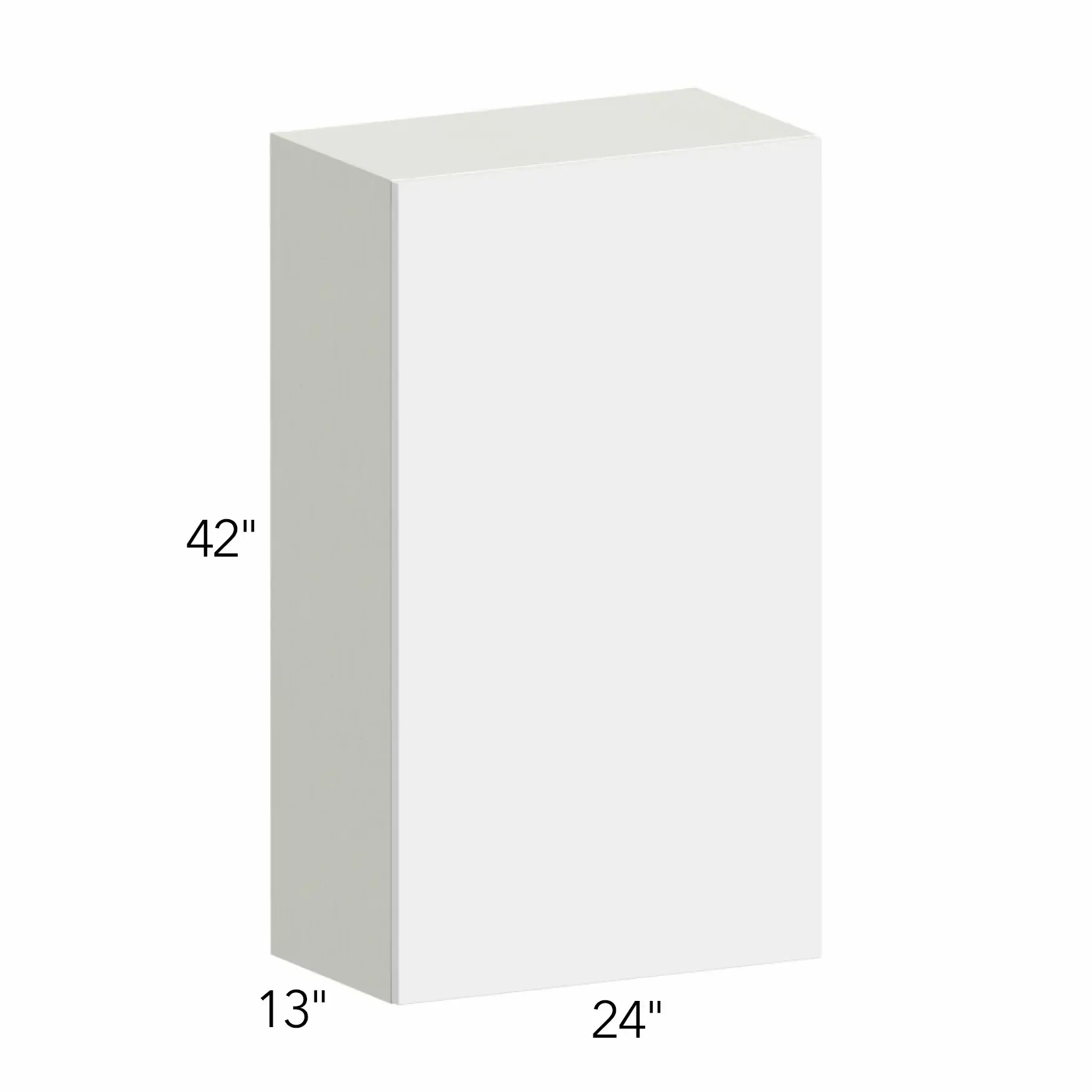 Ovela® Tuscany Antracita 24"W x 42"H x 13"D Wall Cabinet (W2442SD)