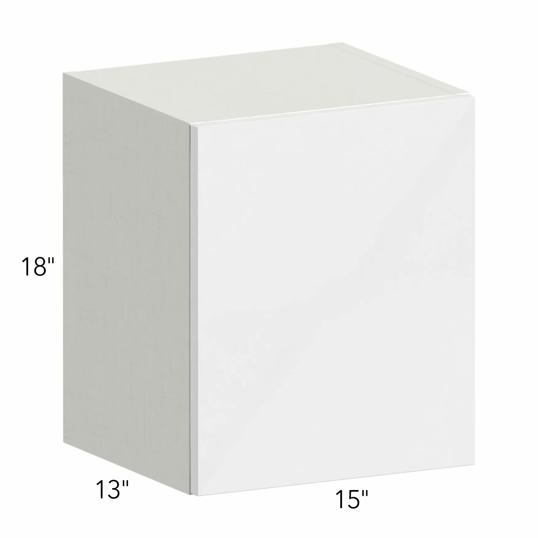 Ovela® Tuscany Antracita 15"W x 18"H x 13"D Wall Cabinet (W1518)