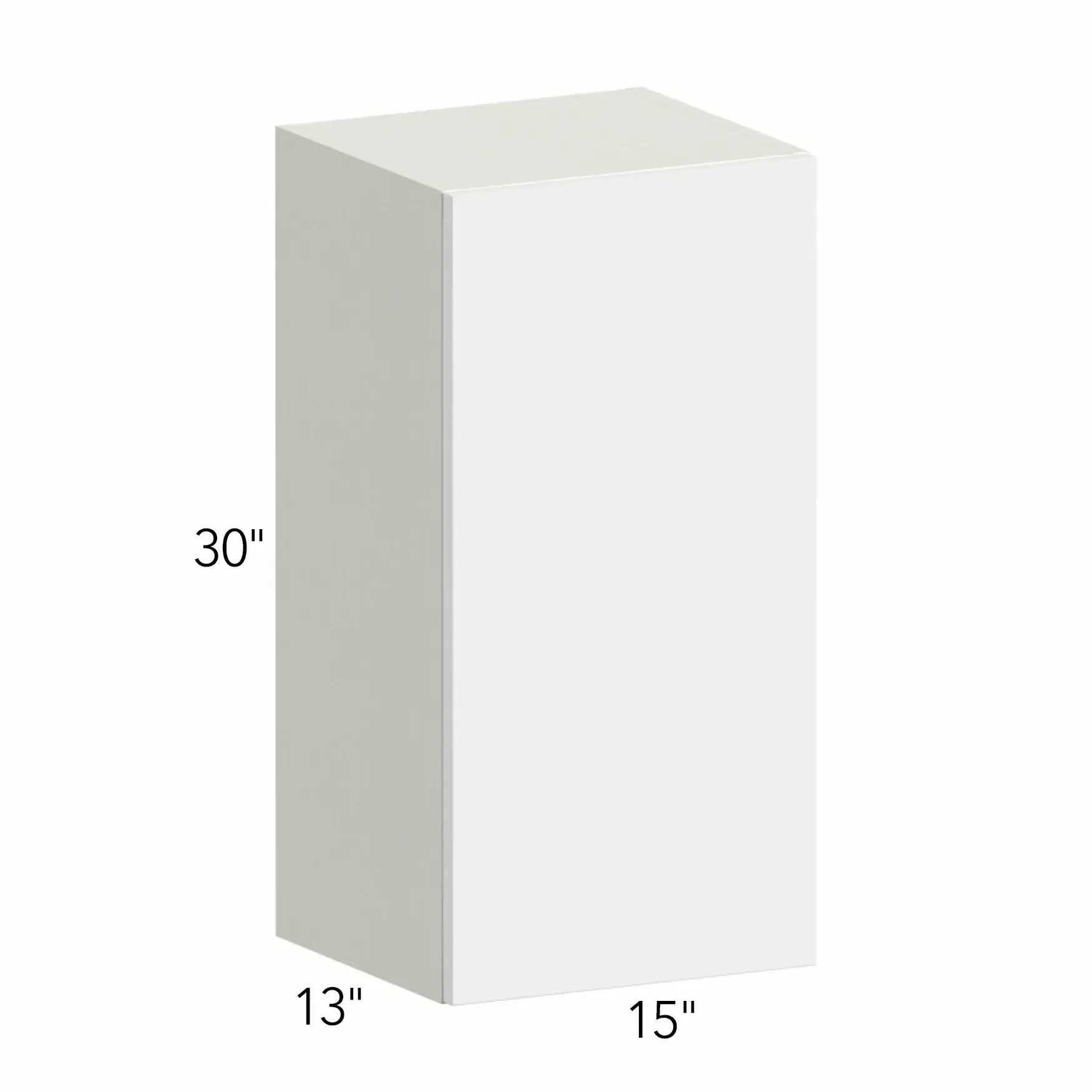 Ovela® Tuscany Antracita 15"W x 30"H x 13"D Wall Cabinet (W1530)