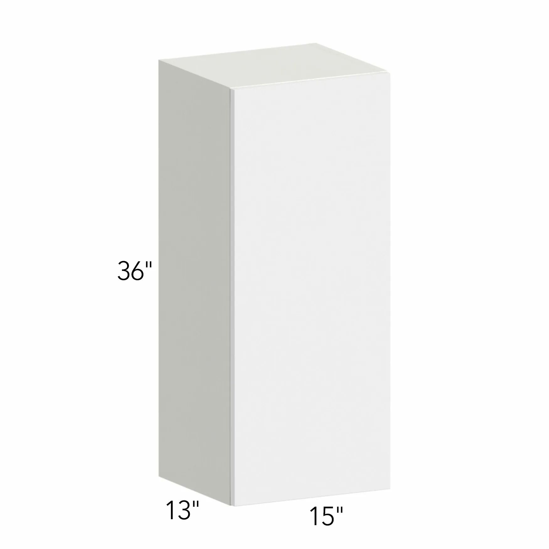 Ovela® Tuscany Antracita 15"W x 36"H x 13"D Wall Cabinet (W1536)