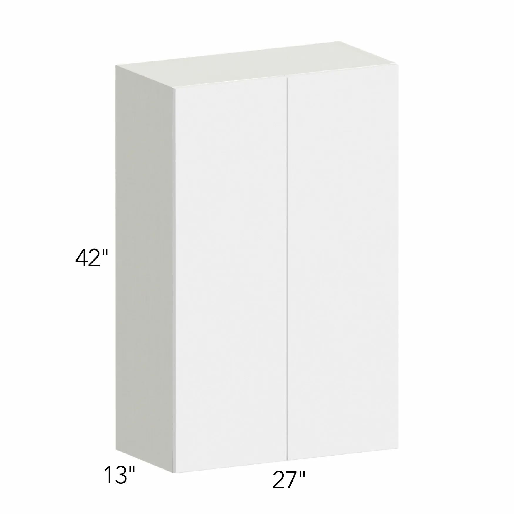 Ovela® Tuscany Antracita 27"W x 42"H x 13"D Wall Cabinet (W2742)