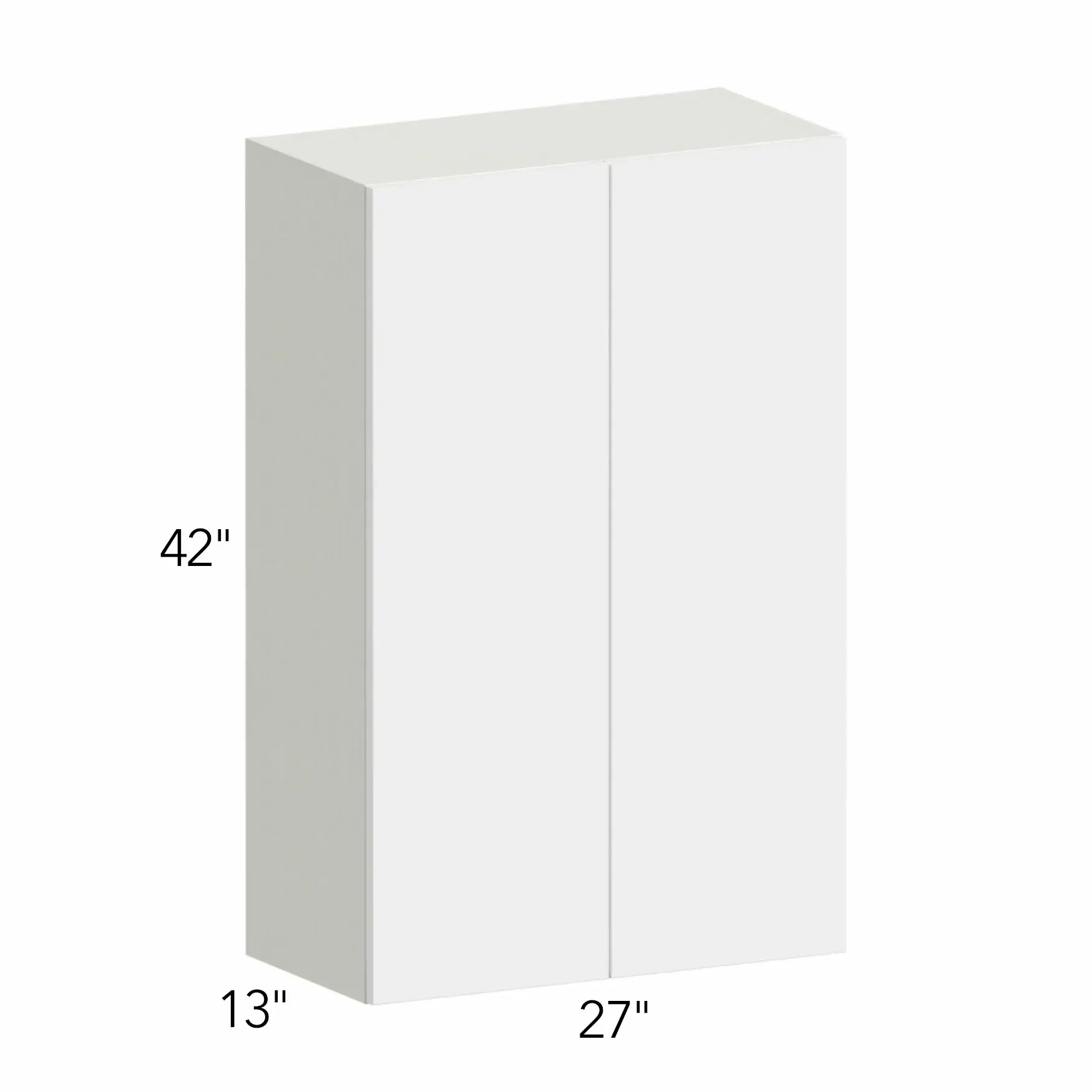 Ovela® Tuscany Antracita 27"W x 42"H x 13"D Wall Cabinet (W2742)