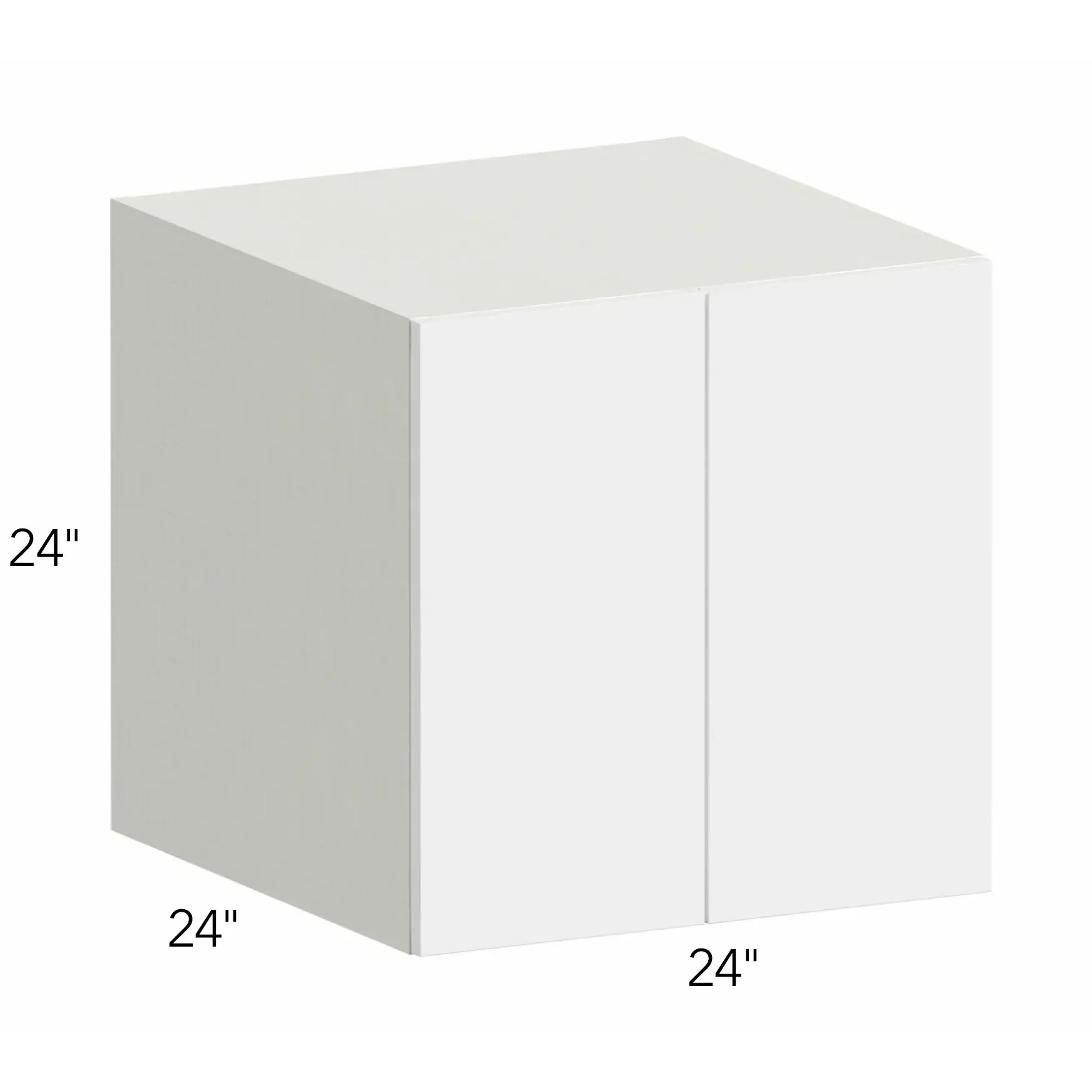 Ovela® Tuscany Antracita 24"W x 24"H x 24"D Wall Cabinet (W242424)