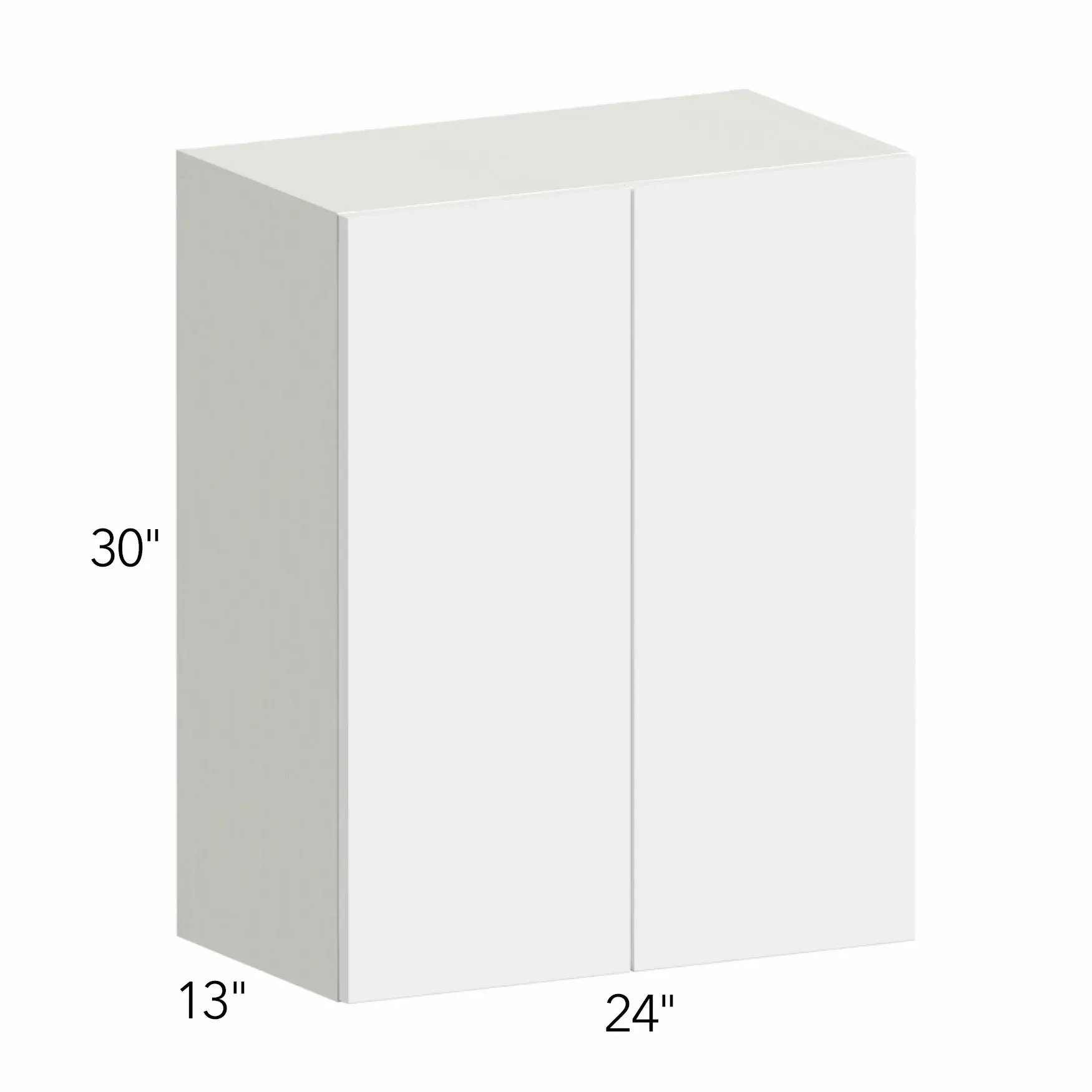 Ovela® Tuscany Blanco 24"W x 30"H x 13"D Wall Cabinet (W2430)