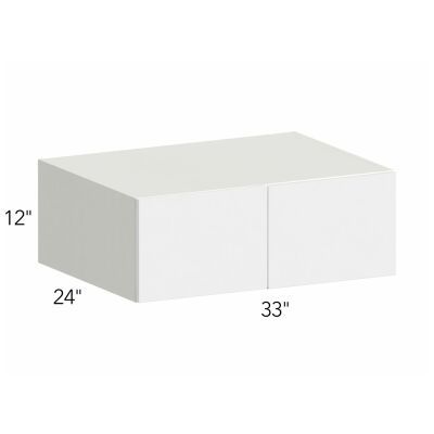 Ovela® Tuscany Antracita 33"W x 12"H x 24"D Wall Cabinet (W331224)