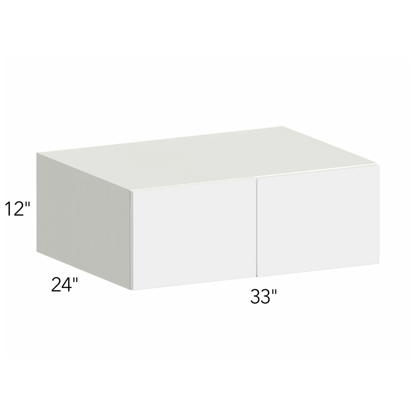 Ovela® Tuscany Antracita 33"W x 12"H x 24"D Wall Cabinet (W331224)