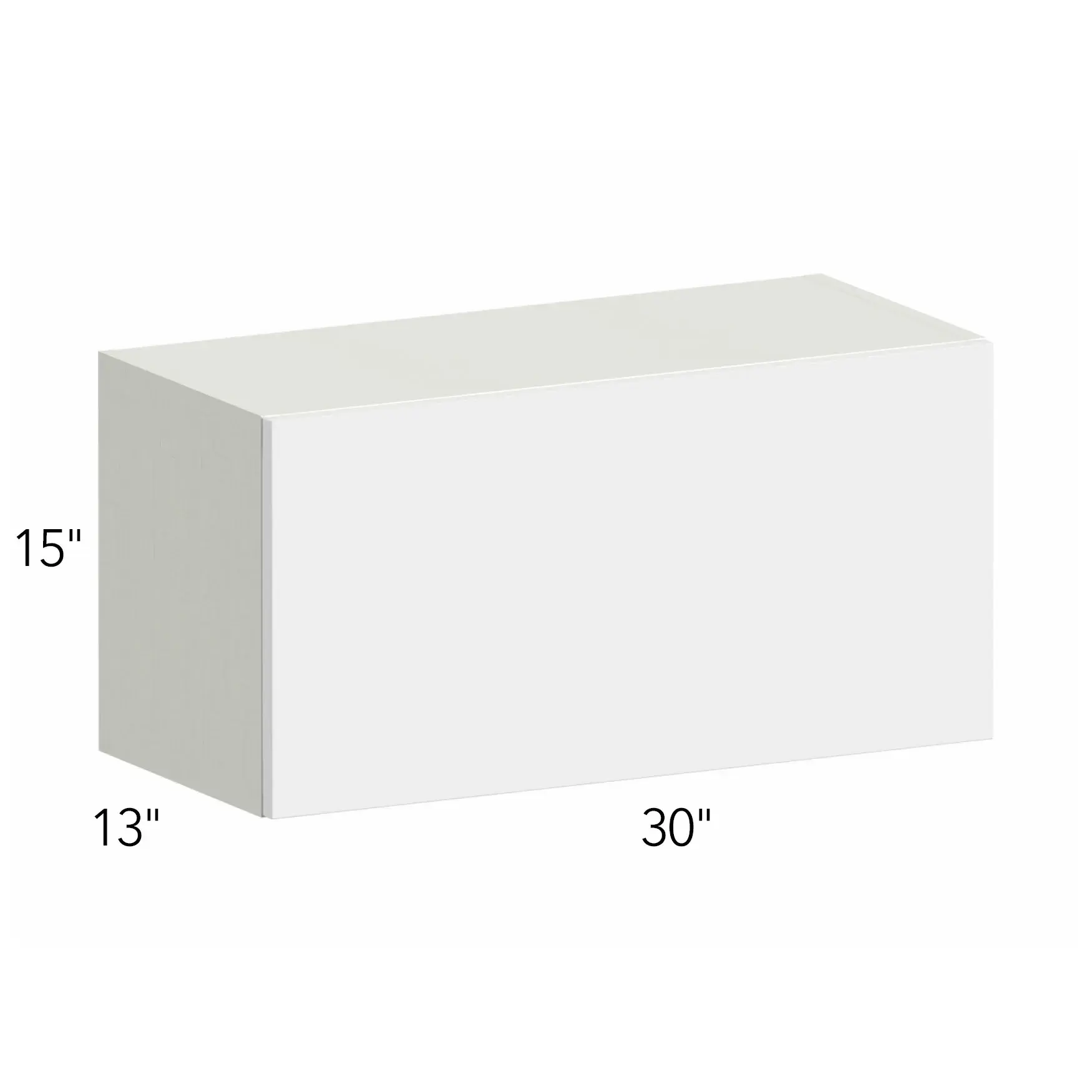 Illume® Tuscany Blanco 30"W x 15"H x 13"D Wall Cabinet (W3015LU)