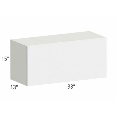 Ovela® Tuscany Blanco 33"W x 15"H x 13"D Wall Cabinet (W3315LU)