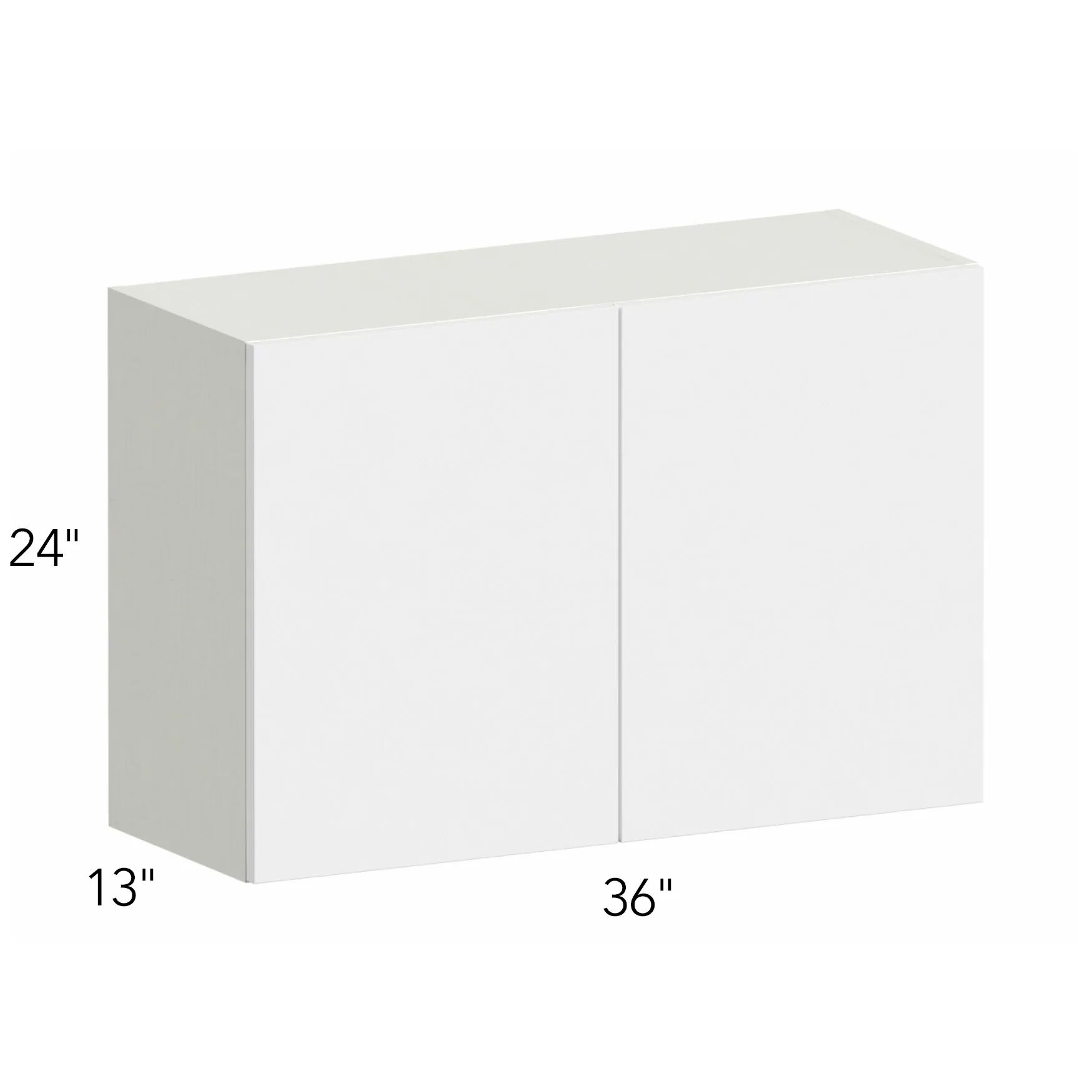 Ovela® Tuscany Antracita 36"W x 24"H x 13"D Wall Cabinet (W3624)