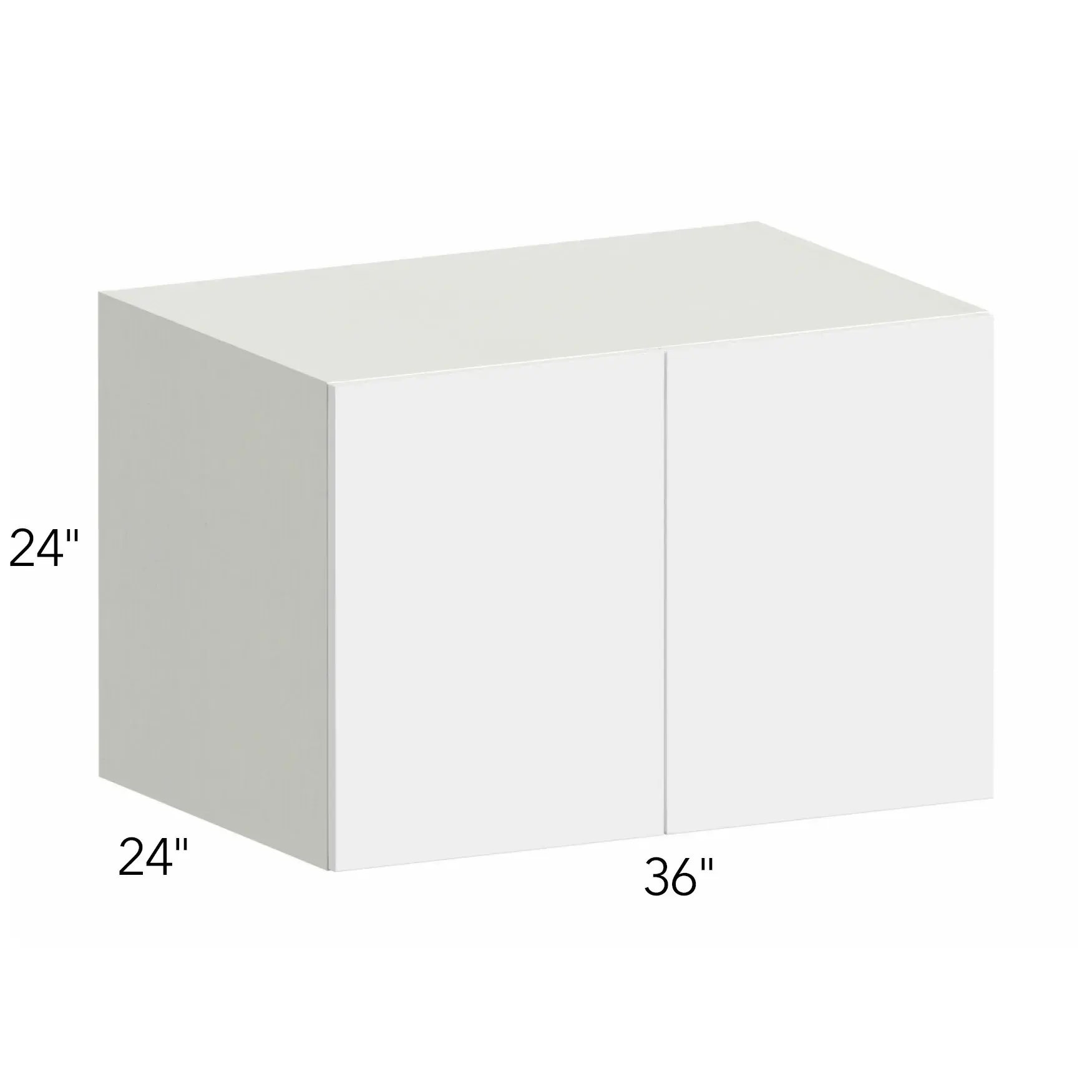 Ovela® Tuscany Antracita 36"W x 24"H x 24"D Wall Cabinet (W362424)