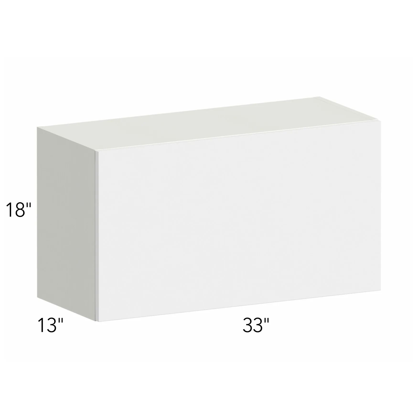 Illume® Tuscany Blanco 33"W x 18"H x 13"D Wall Cabinet (W3318LU)