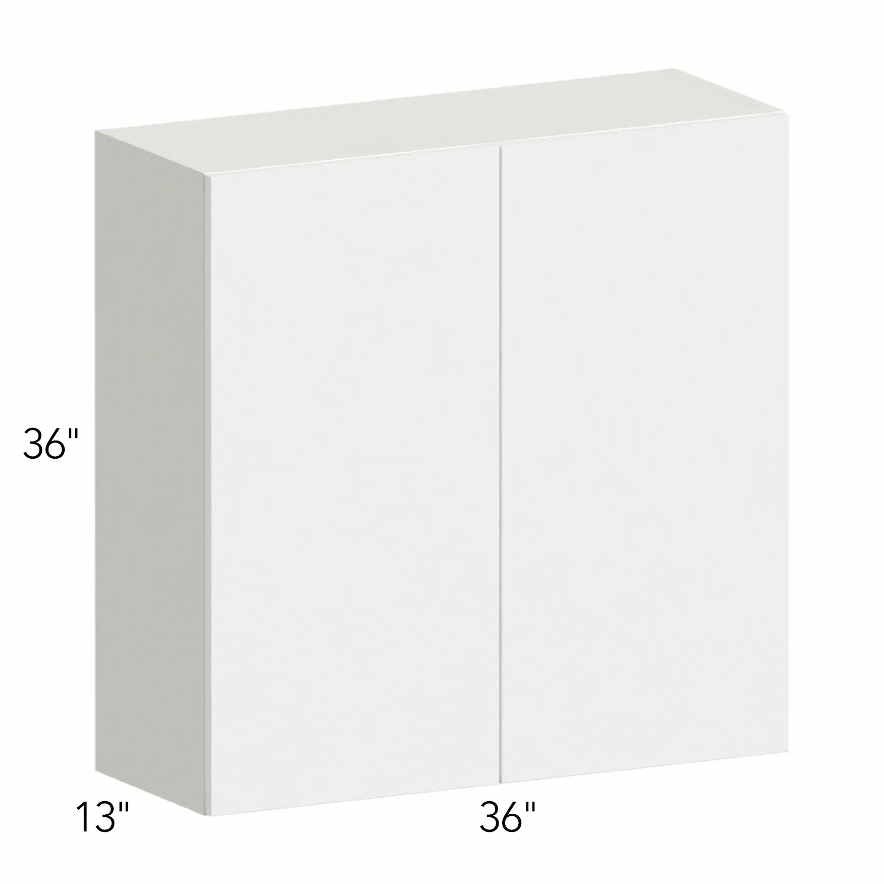 Ovela® Tuscany Antracita 36"W x 36"H x 13"D Wall Cabinet (W3636)