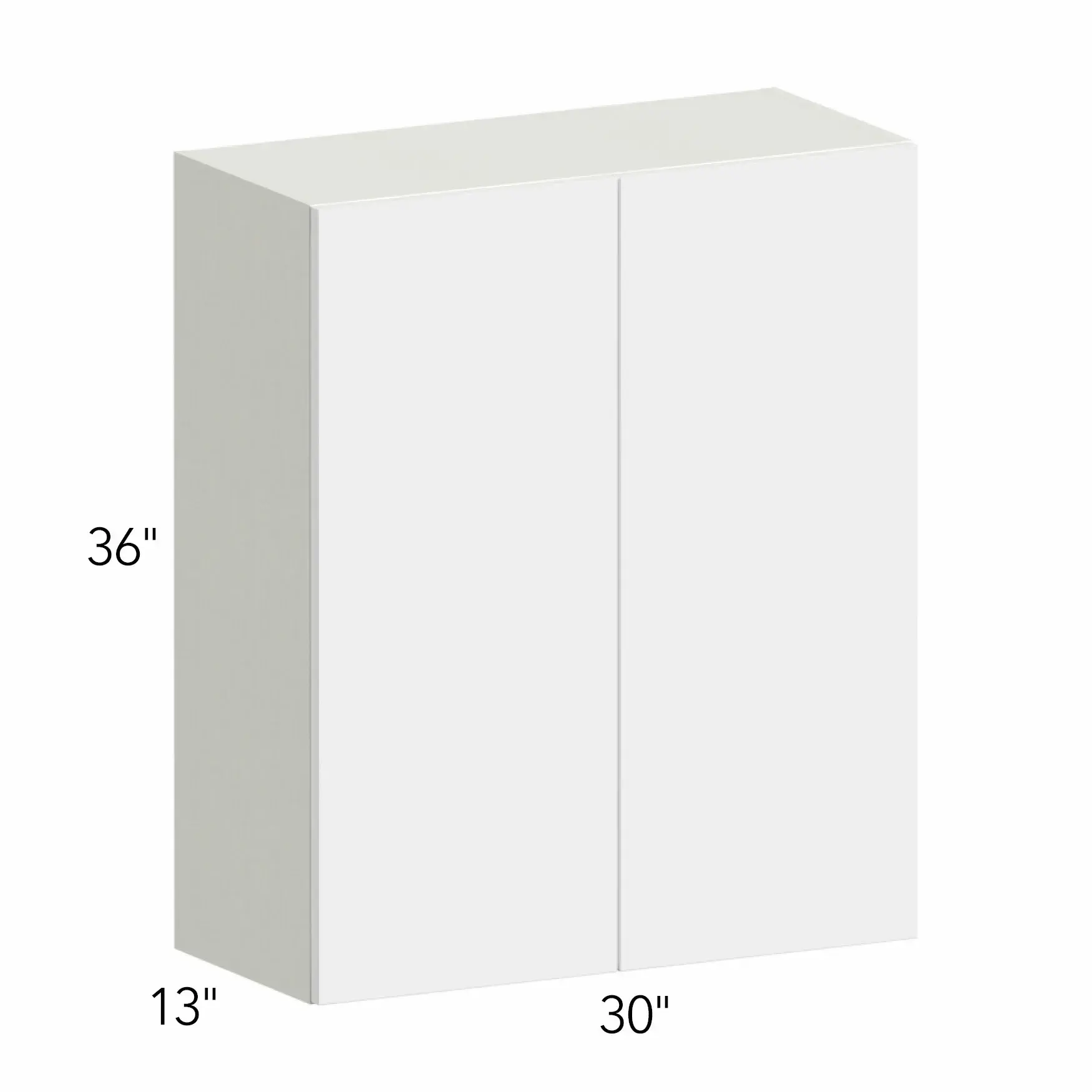 Ovela® Tuscany Antracita 30"W x 36"H x 13"D Wall Cabinet (W3036)