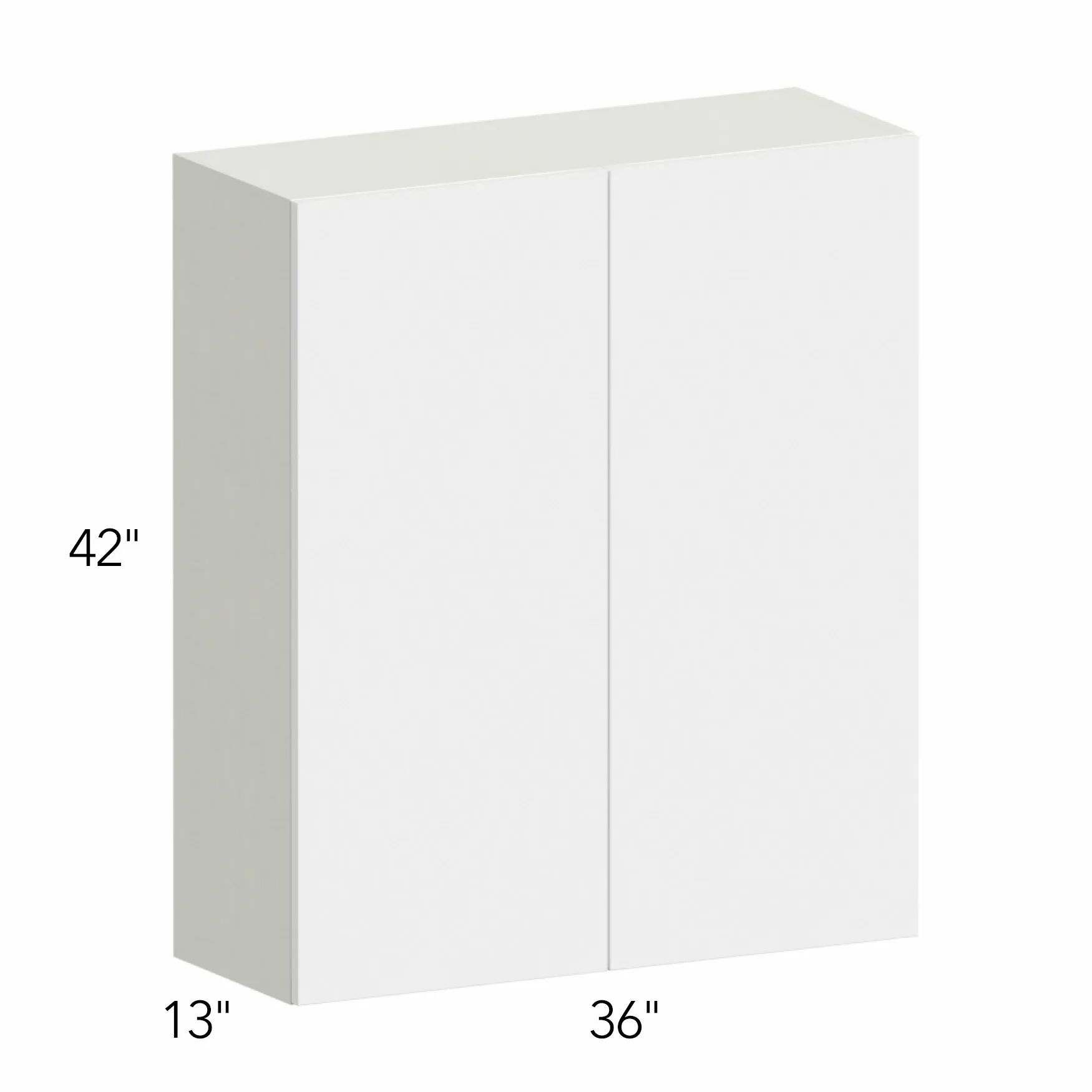 Ovela® Tuscany Antracita 36"W x 42"H x 13"D Wall Cabinet (W3642)