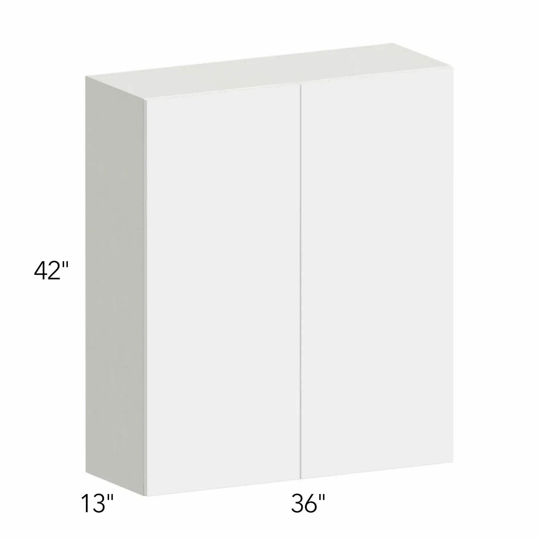 Ovela® Tuscany Antracita 36"W x 42"H x 13"D Wall Cabinet (W3642)