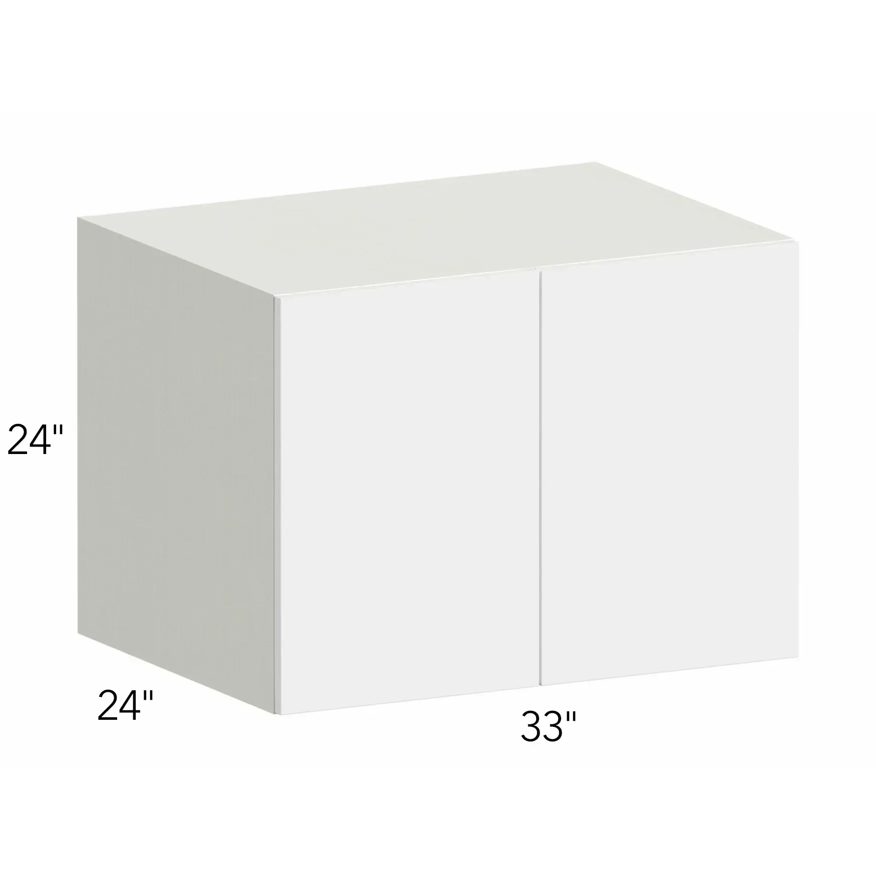 Ovela® Tuscany Antracita 33"W x 24"H x 24"D Wall Cabinet (W332424)