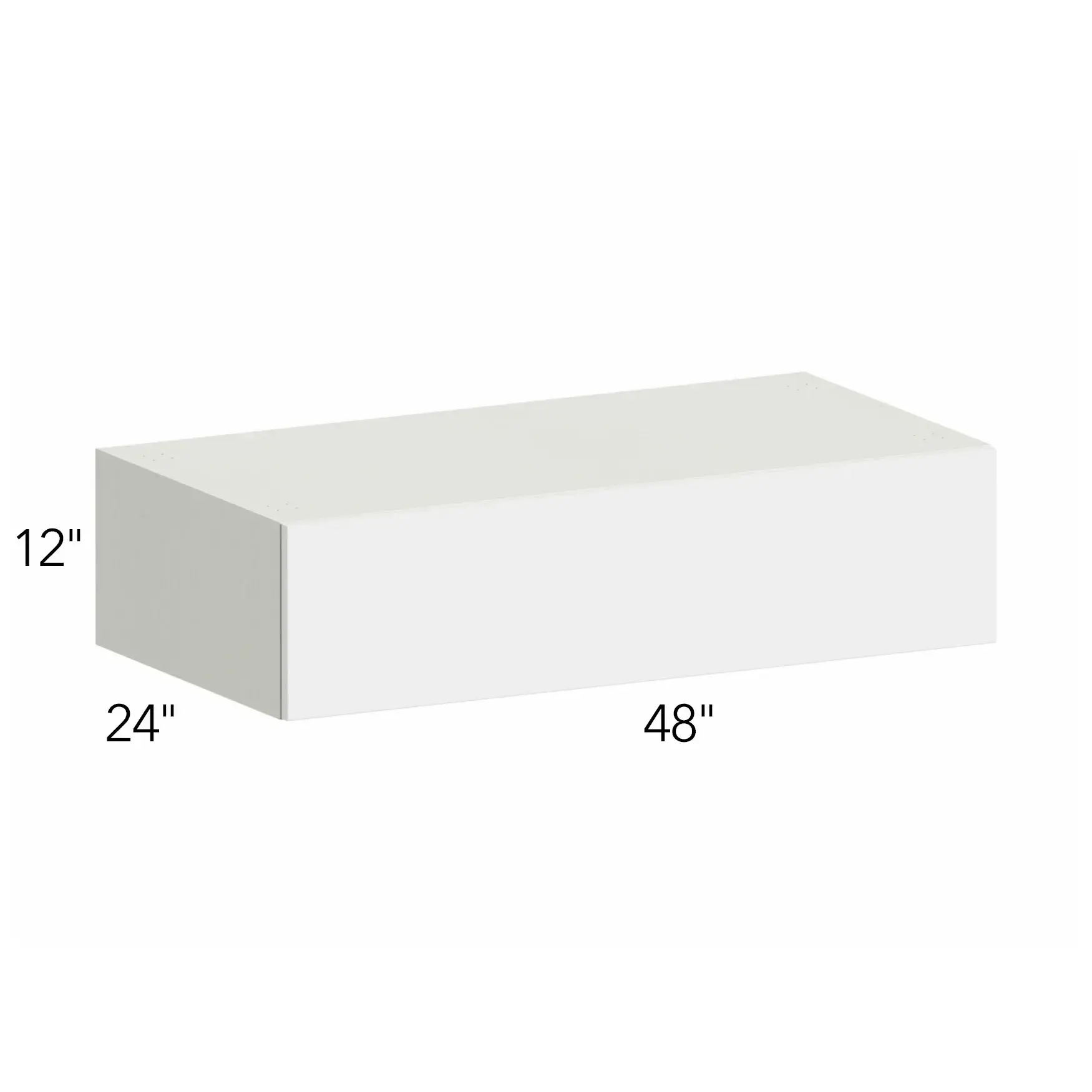 Ovela® Tuscany Antracita 48"W x 12"H x 24"D Wall Cabinet (W481224LU)