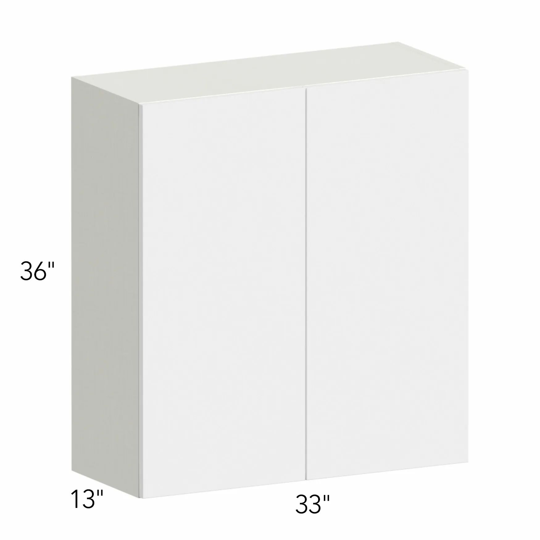 Ovela® Tuscany Antracita 33"W x 36"H x 13"D Wall Cabinet (W3336)