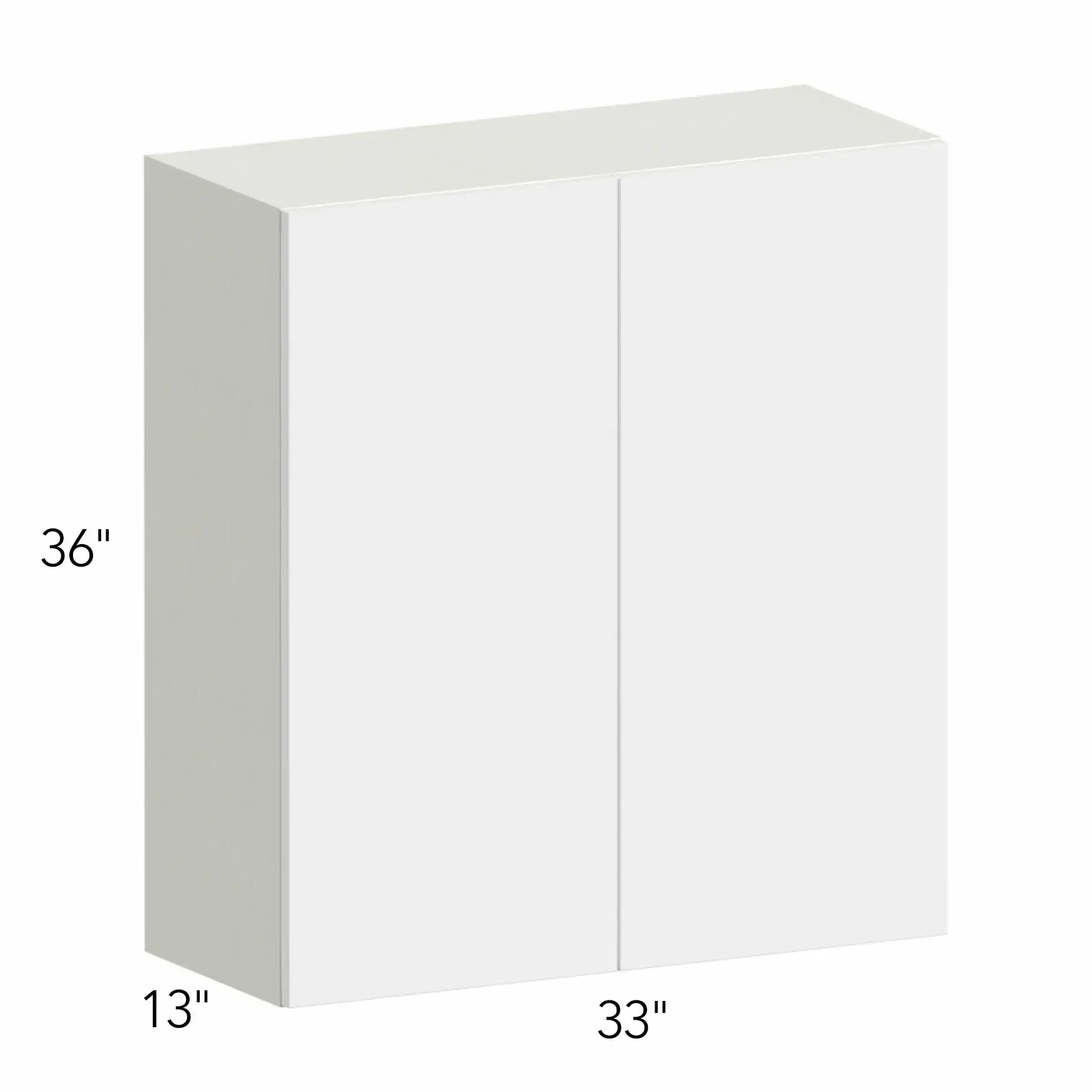 Ovela® Tuscany Antracita 33"W x 36"H x 13"D Wall Cabinet (W3336)