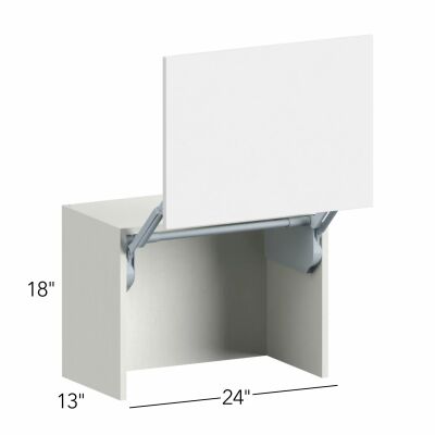 Ovela® Tuscany Antracita 24"W x 18"H x 13"D Wall Appliance Cabinet (WAC2418)