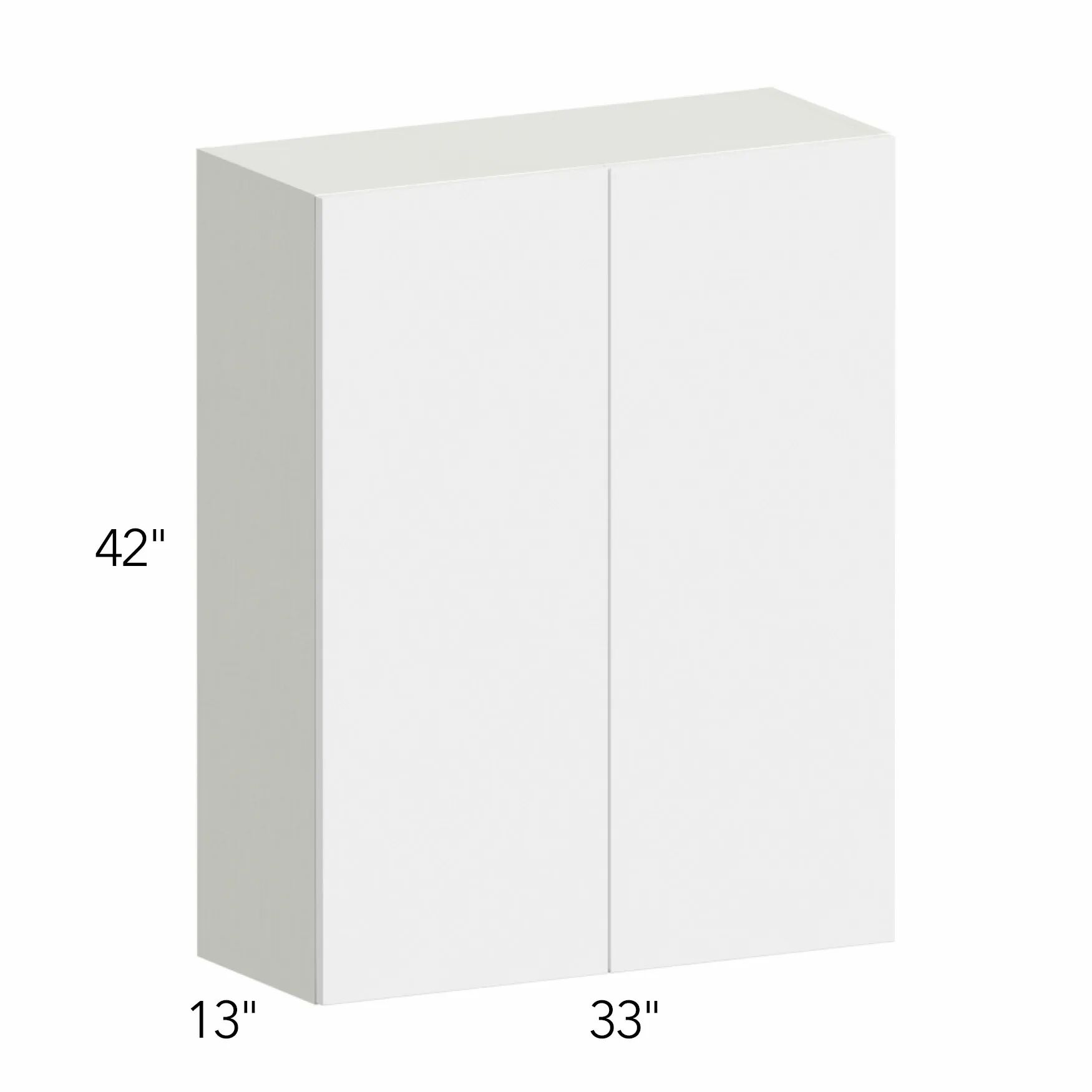 Ovela® Tuscany Antracita 33"W x 42"H x 13"D Wall Cabinet (W3342)