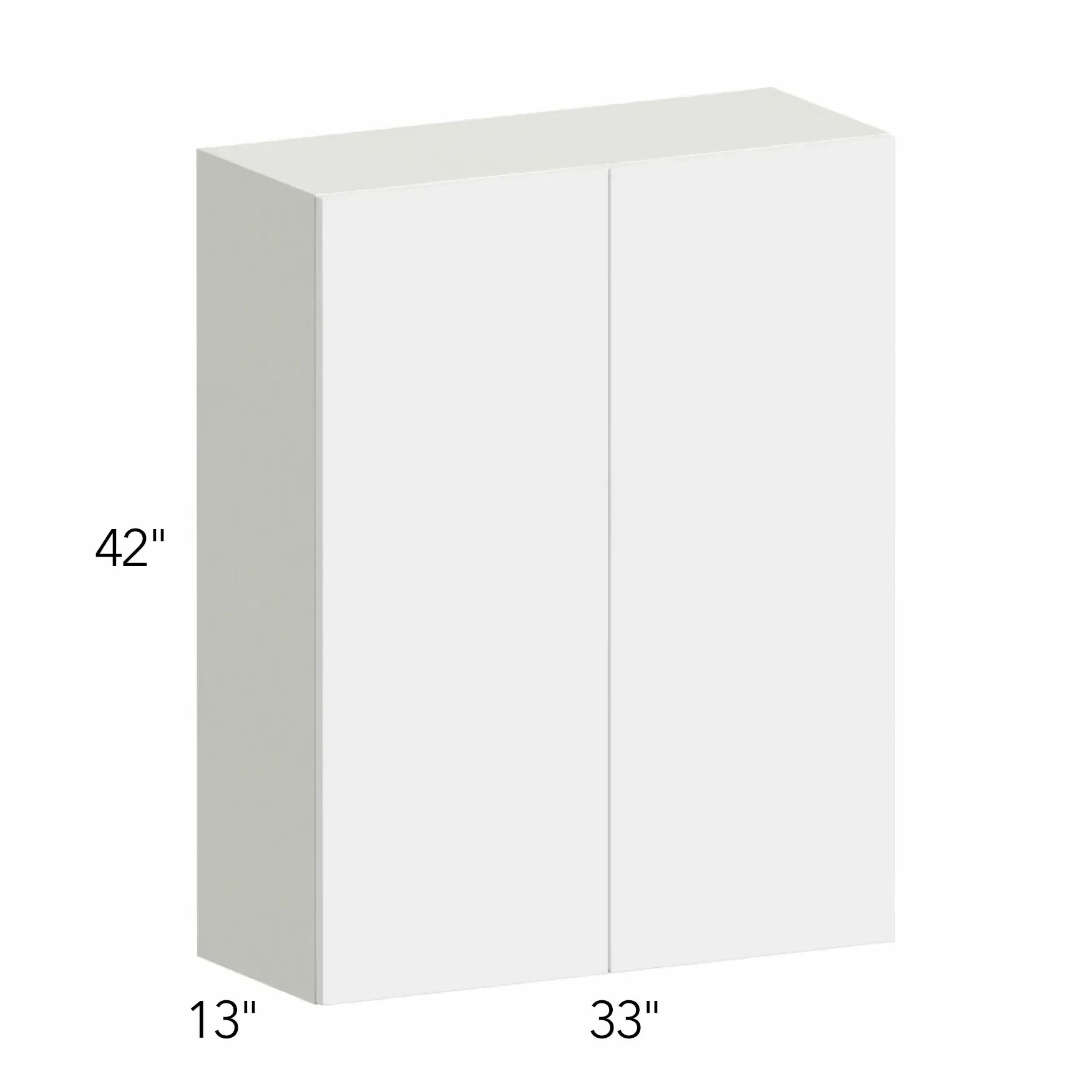 Ovela® Tuscany Antracita 33"W x 42"H x 13"D Wall Cabinet (W3342)