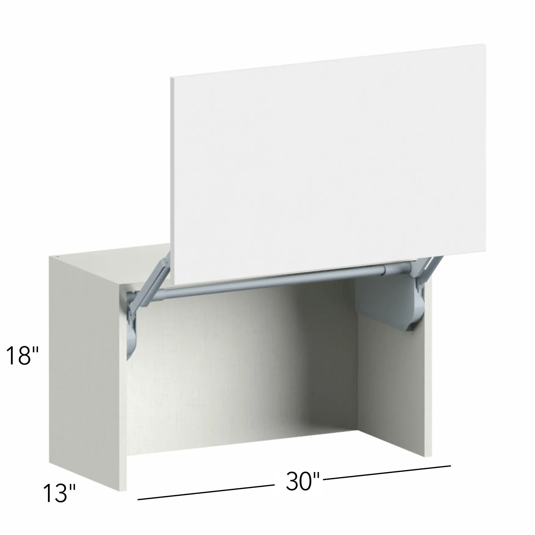 Ovela® Tuscany Antracita 30"W x 18"H x 13"D Wall Appliance Cabinet (WAC3018)
