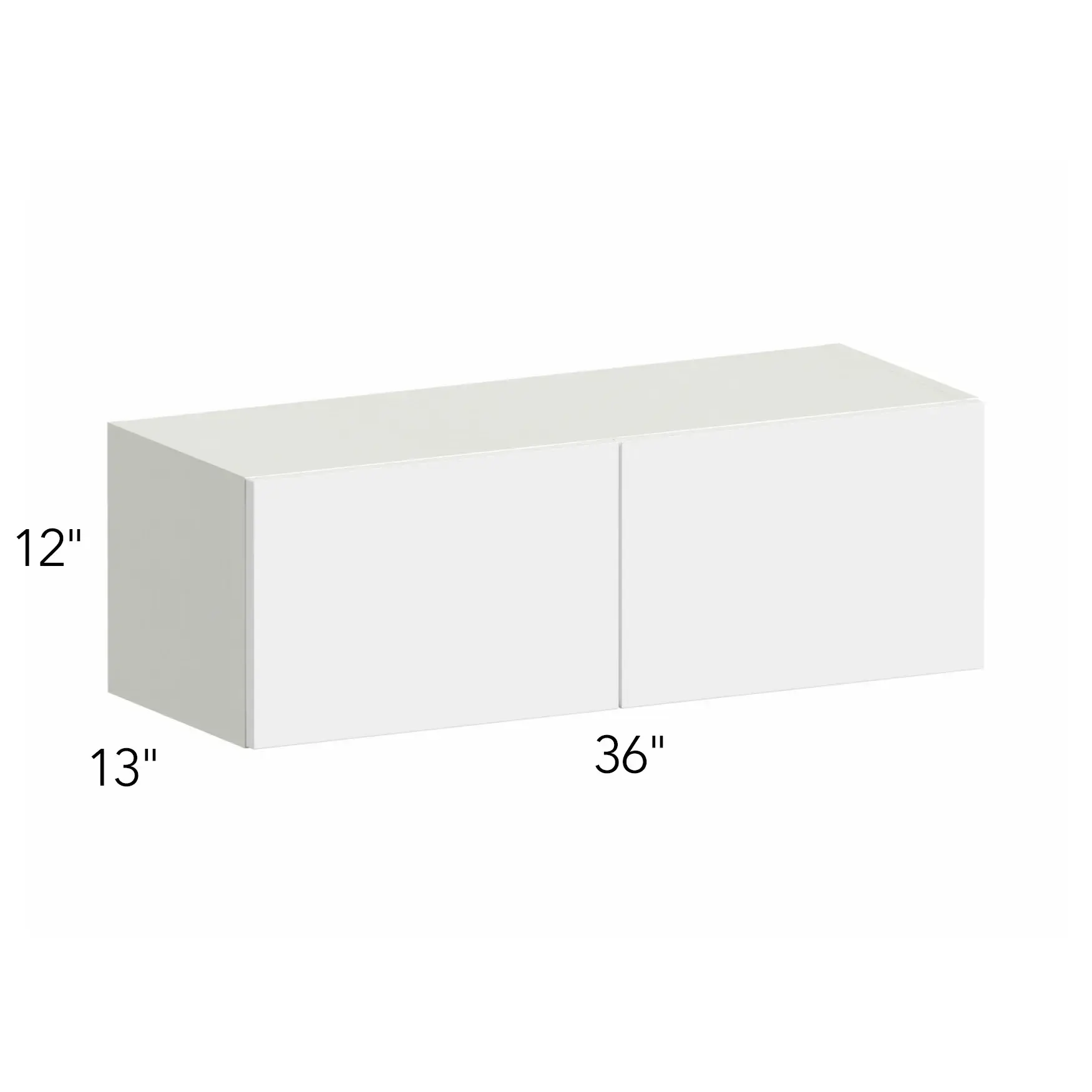 Ovela® Tuscany Antracita 36"W x 12"H x 13"D Wall Cabinet (W3612)