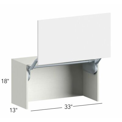 Ovela® Tuscany Antracita 33"W x 18"H x 13"D Wall Appliance Cabinet (WAC3318)