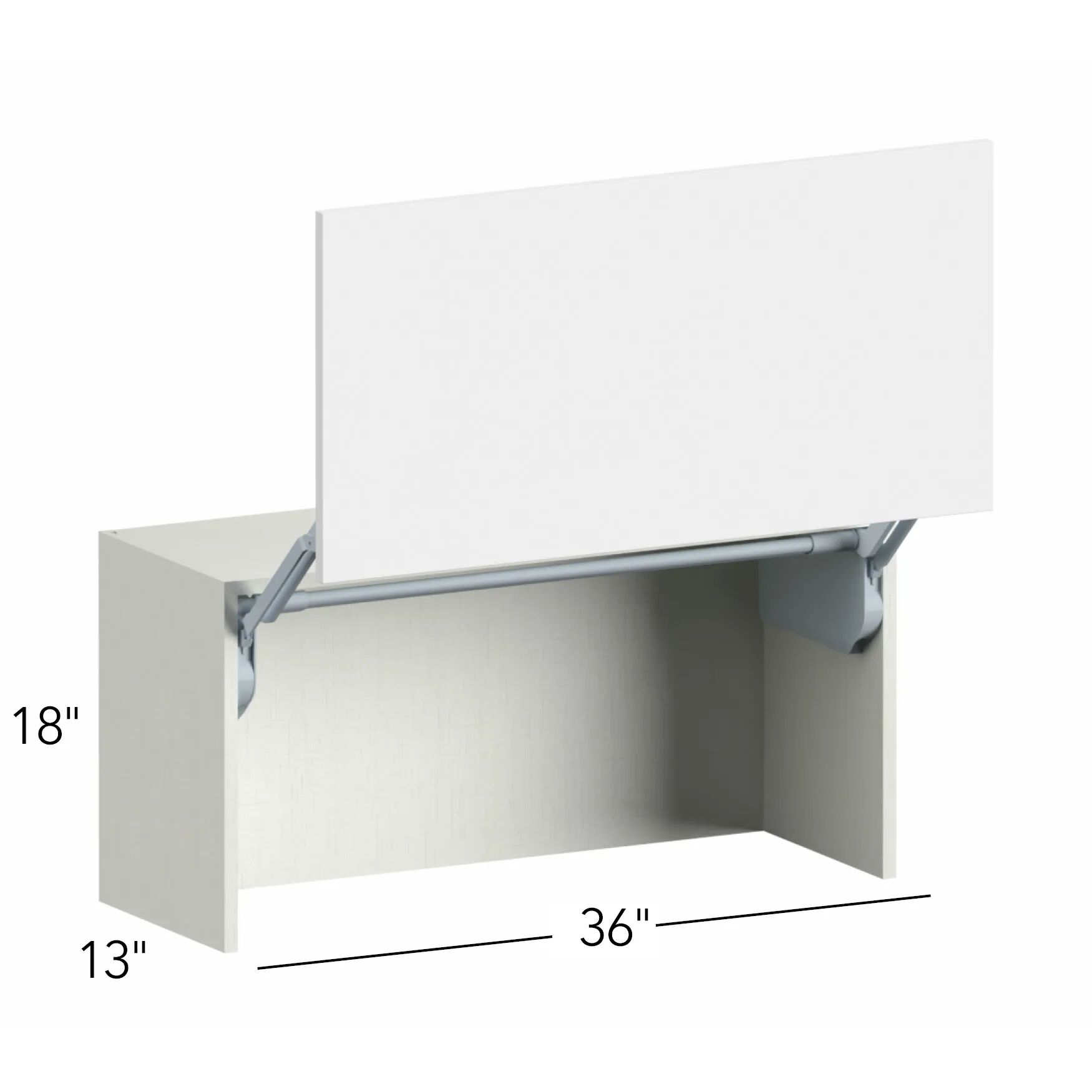 Ovela® Tuscany Antracita 36"W x 18"H x 13"D Wall Appliance Cabinet (WAC3618)